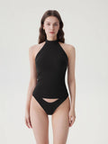 Halter Backless High Neck Tank Tops