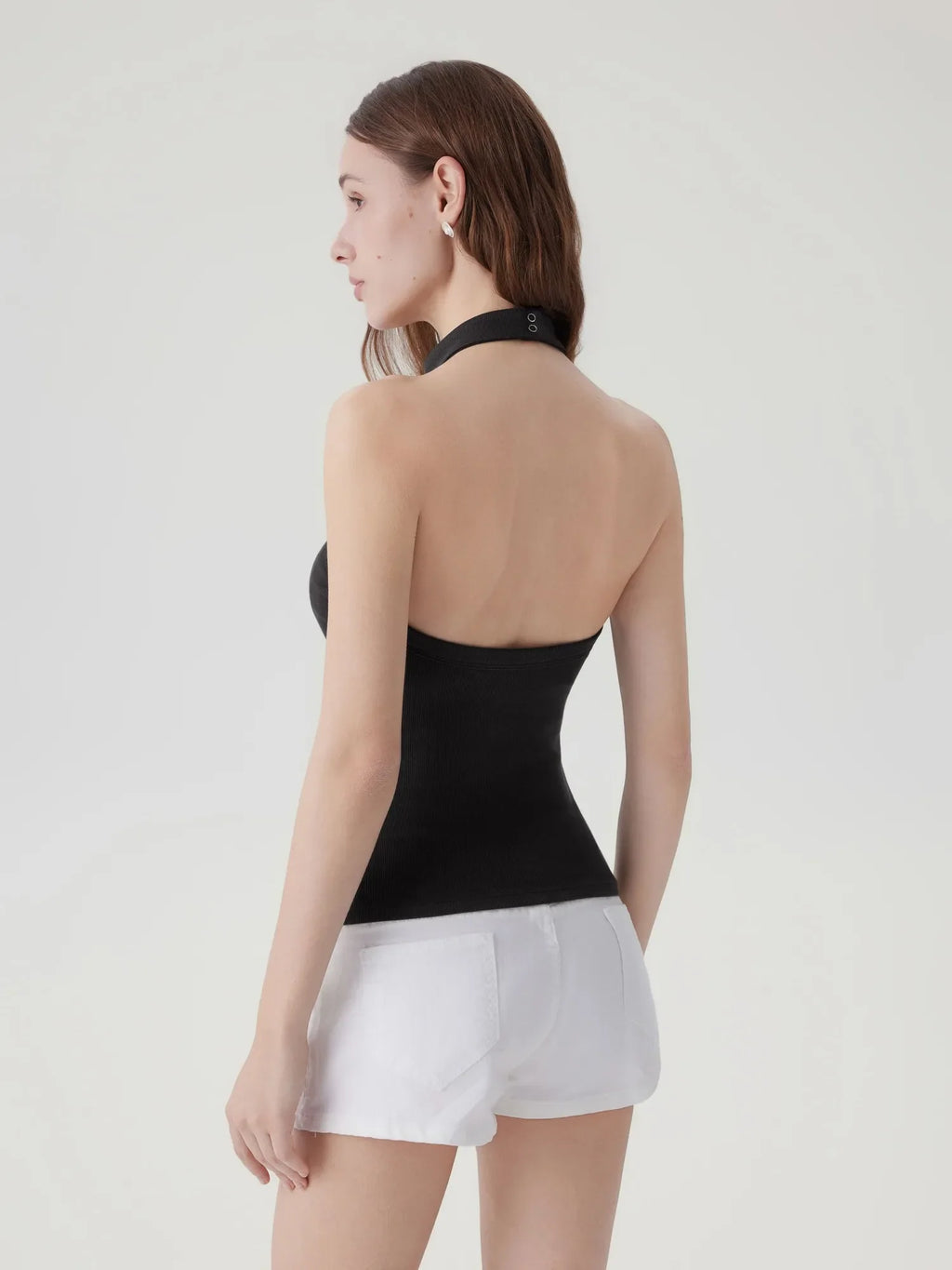 Halter Backless High Neck Tank Tops