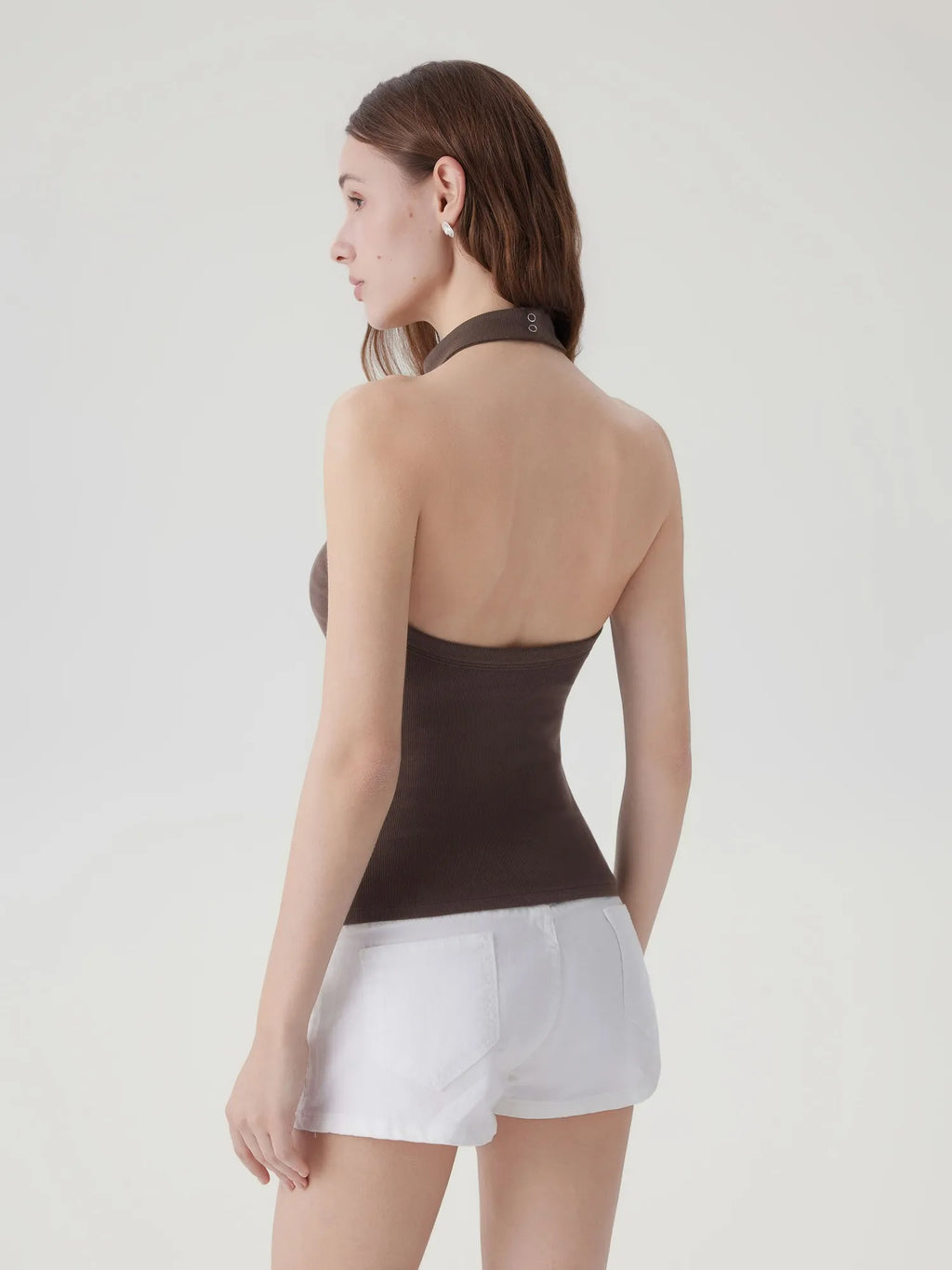 Halter Backless High Neck Tank Tops