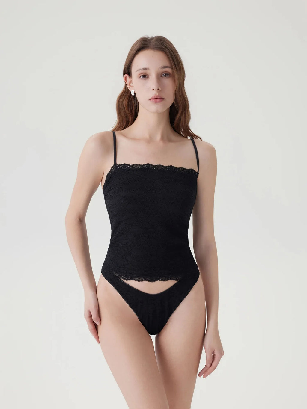 Lace Double Lined Y2K Tank Tops