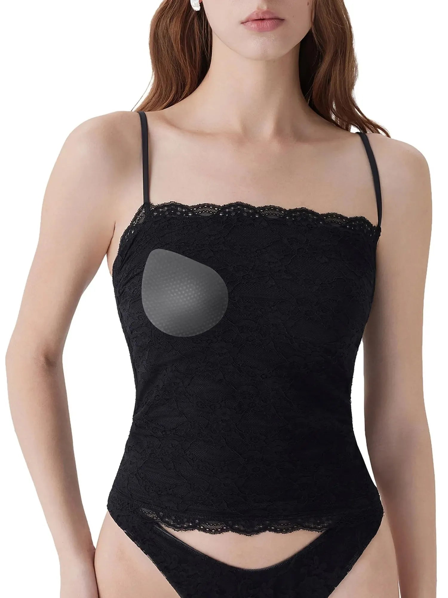 Lace Double Lined Y2K Tank Tops