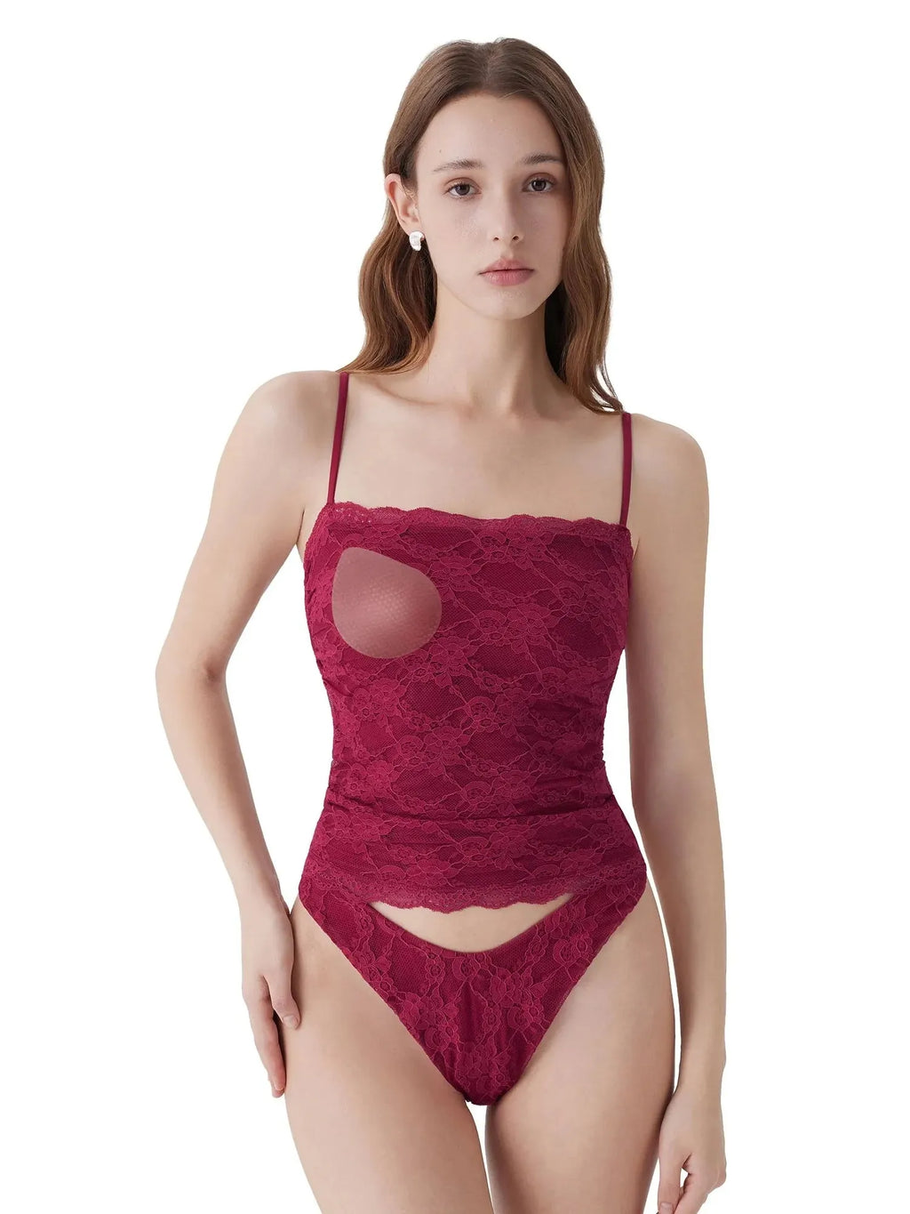 Lace Double Lined Y2K Tank Tops