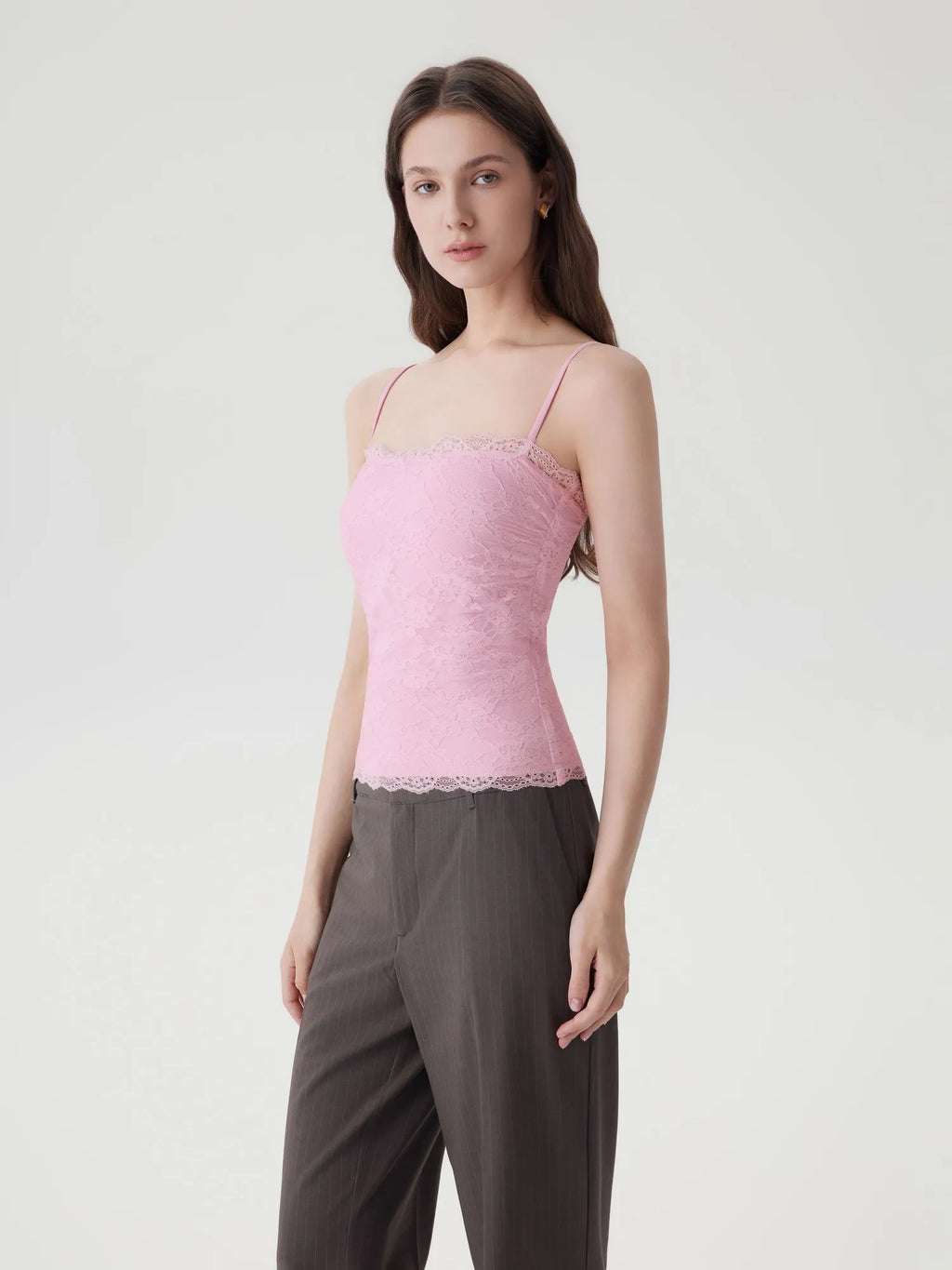 Lace Double Lined Y2K Tank Tops