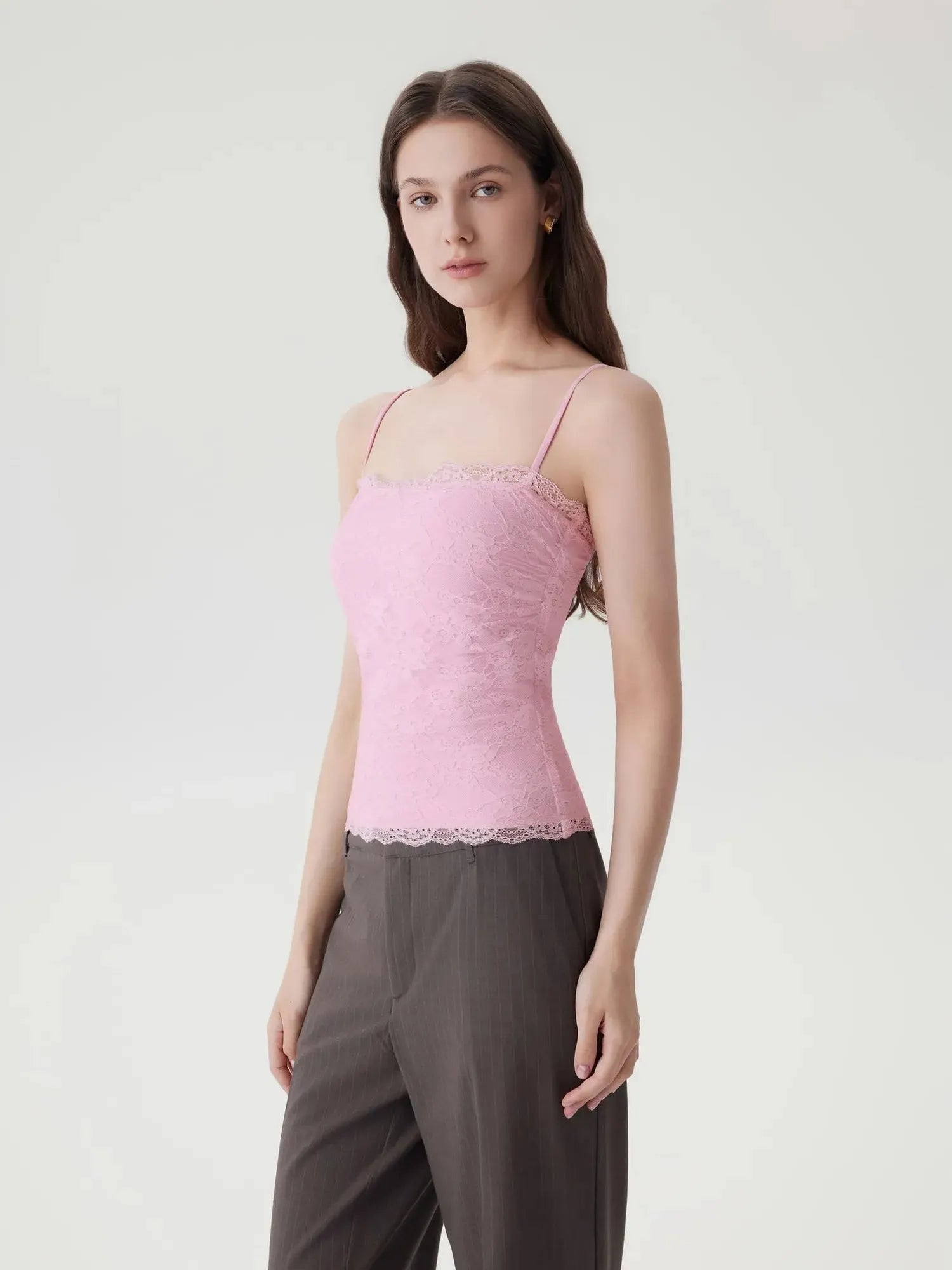 Lace Double Lined Y2K Tank Tops