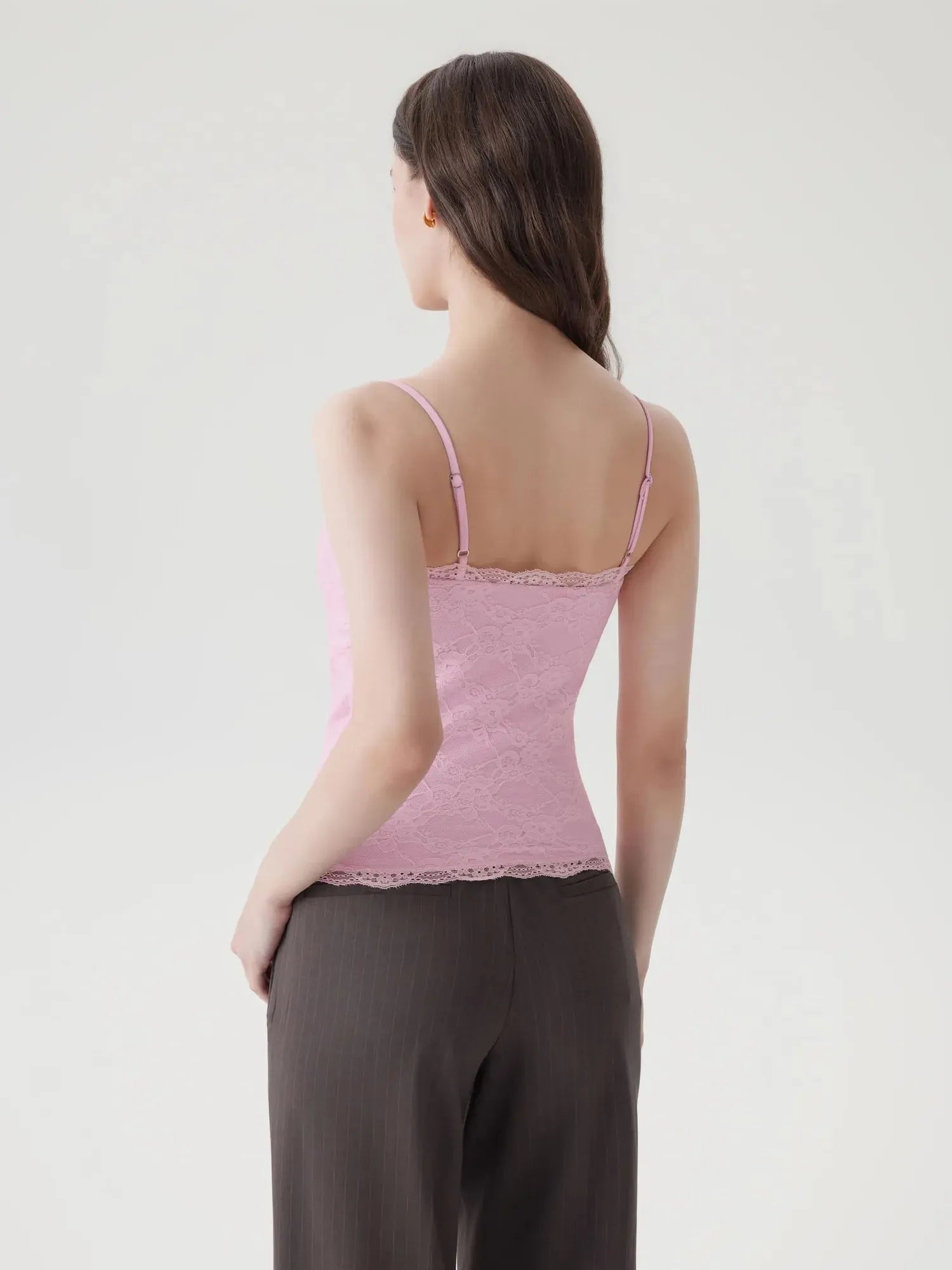 Lace Double Lined Y2K Tank Tops