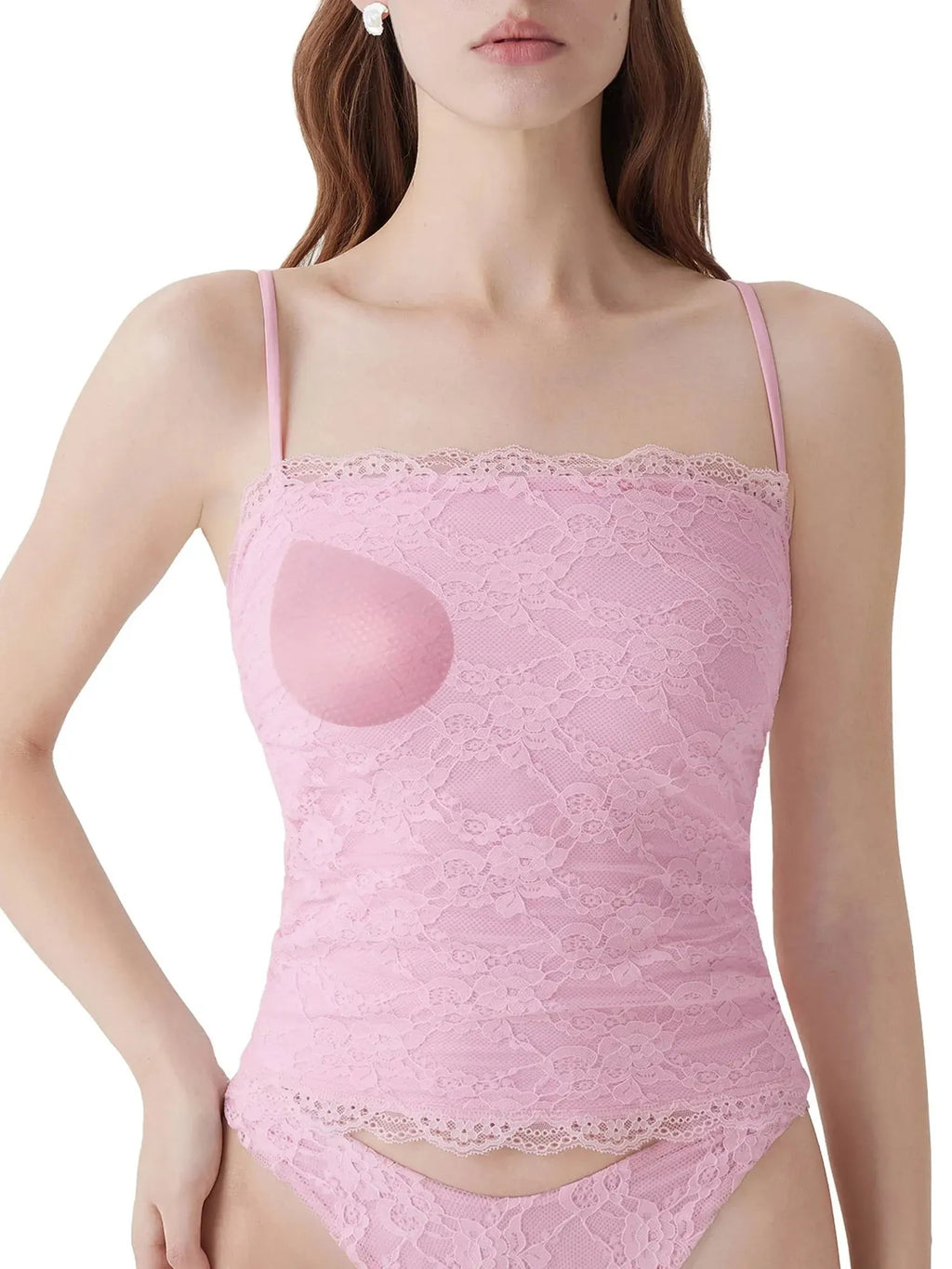 Lace Double Lined Y2K Tank Tops