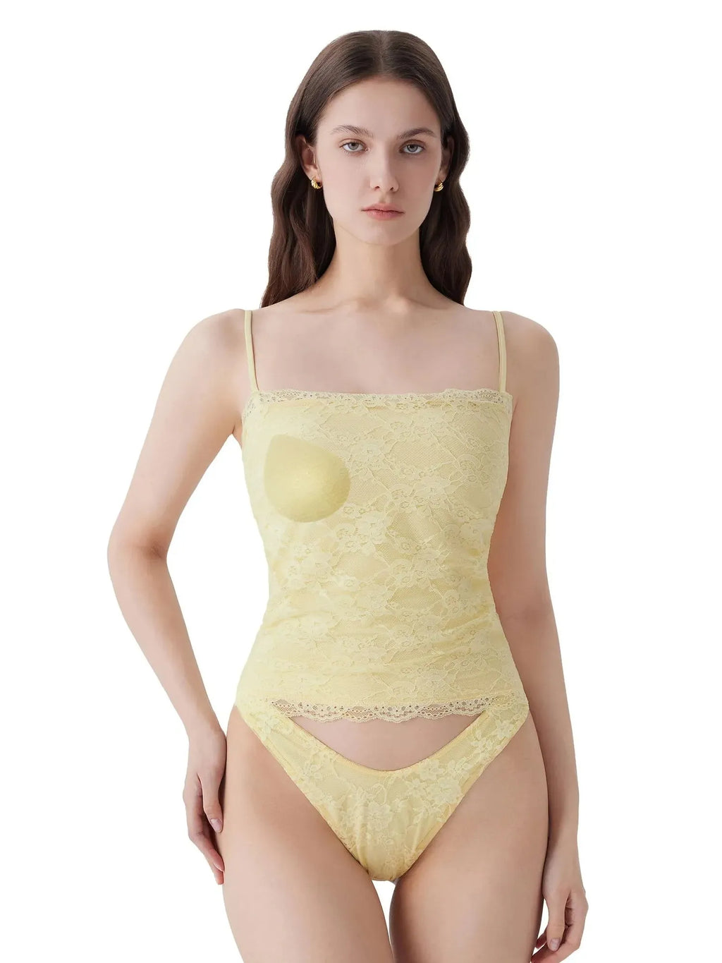 Lace Double Lined Y2K Tank Tops