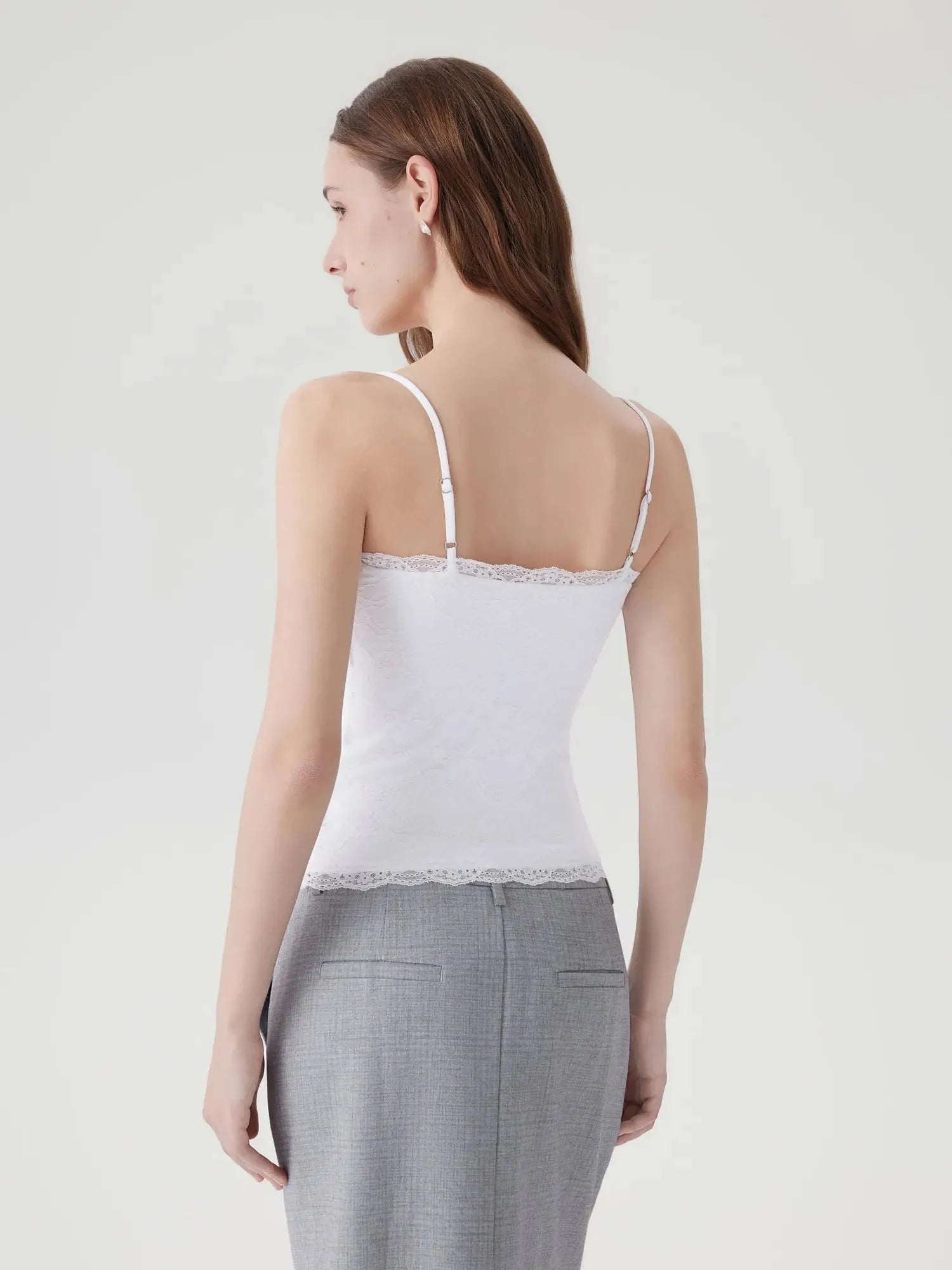 Lace Double Lined Y2K Tank Tops