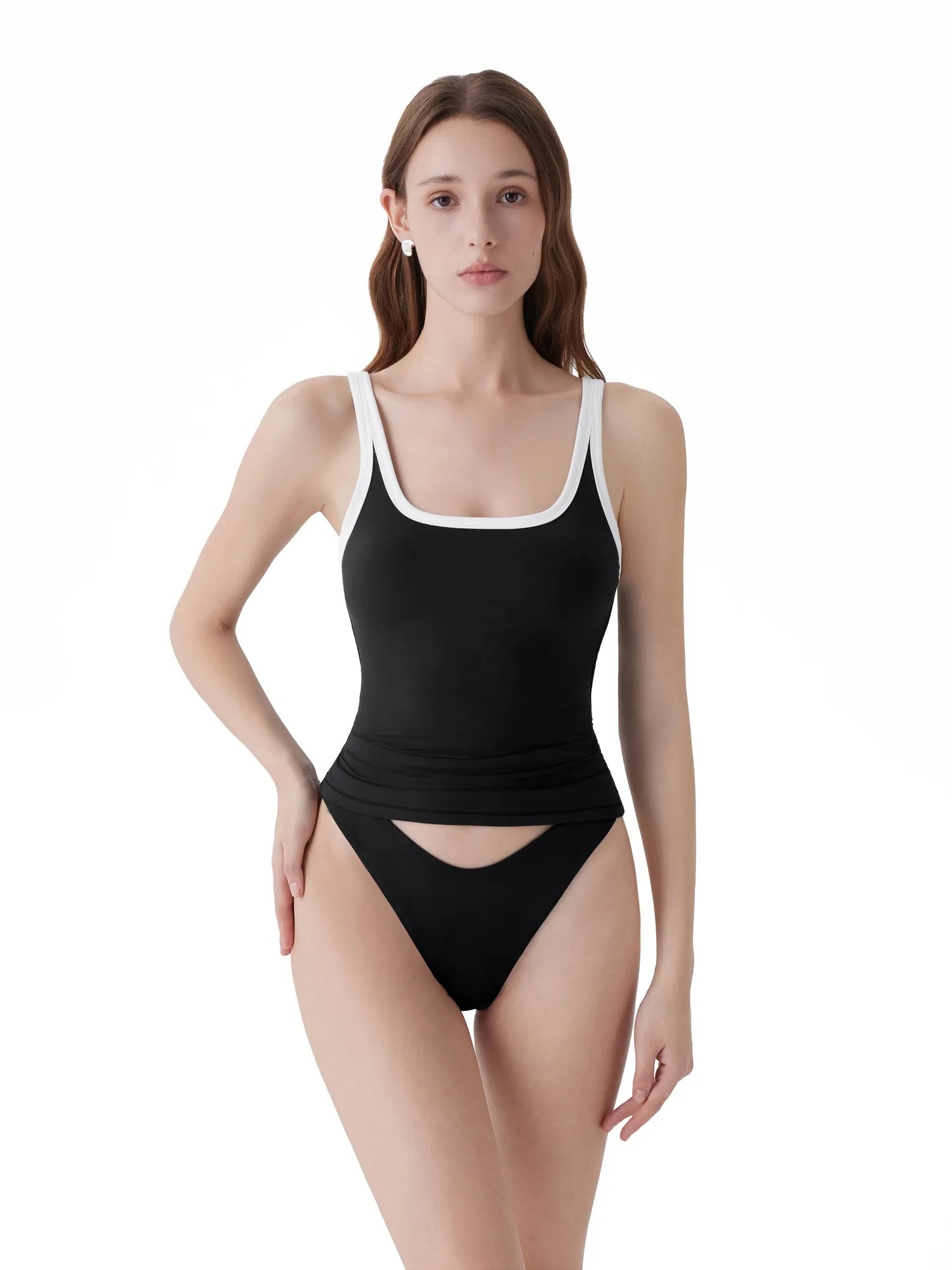 Scoop Neck Double Lined Tank Tops