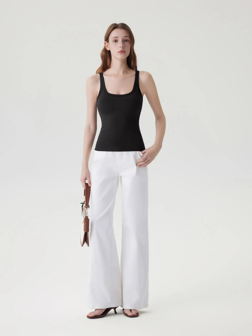 Scoop Neck Double Lined Tank Tops
