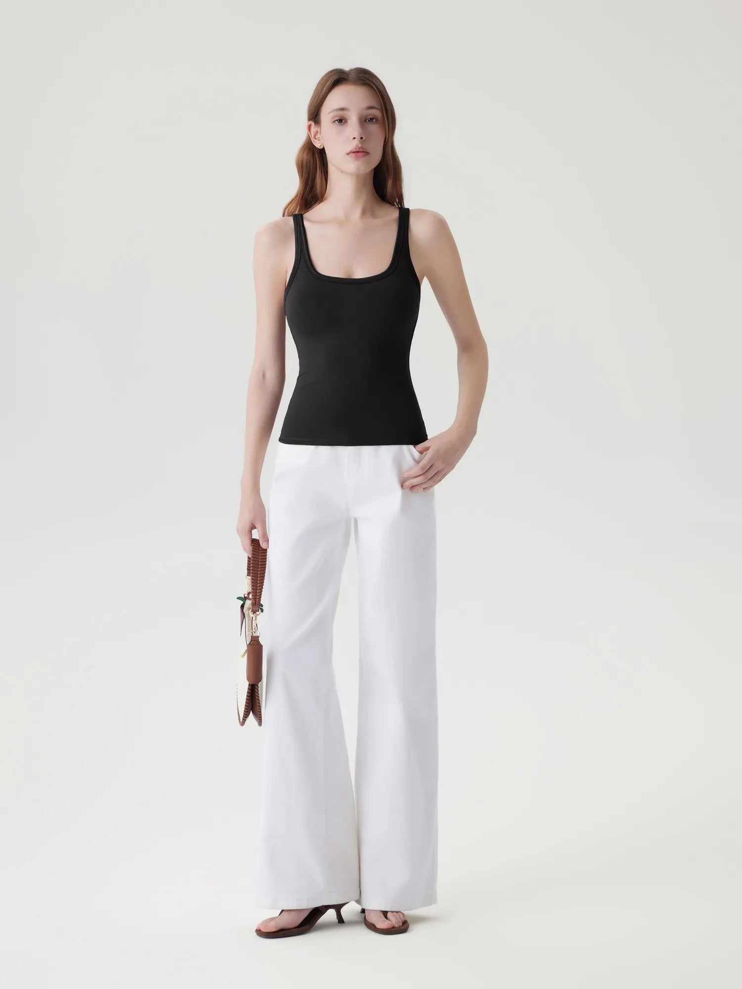 Scoop Neck Double Lined Tank Tops