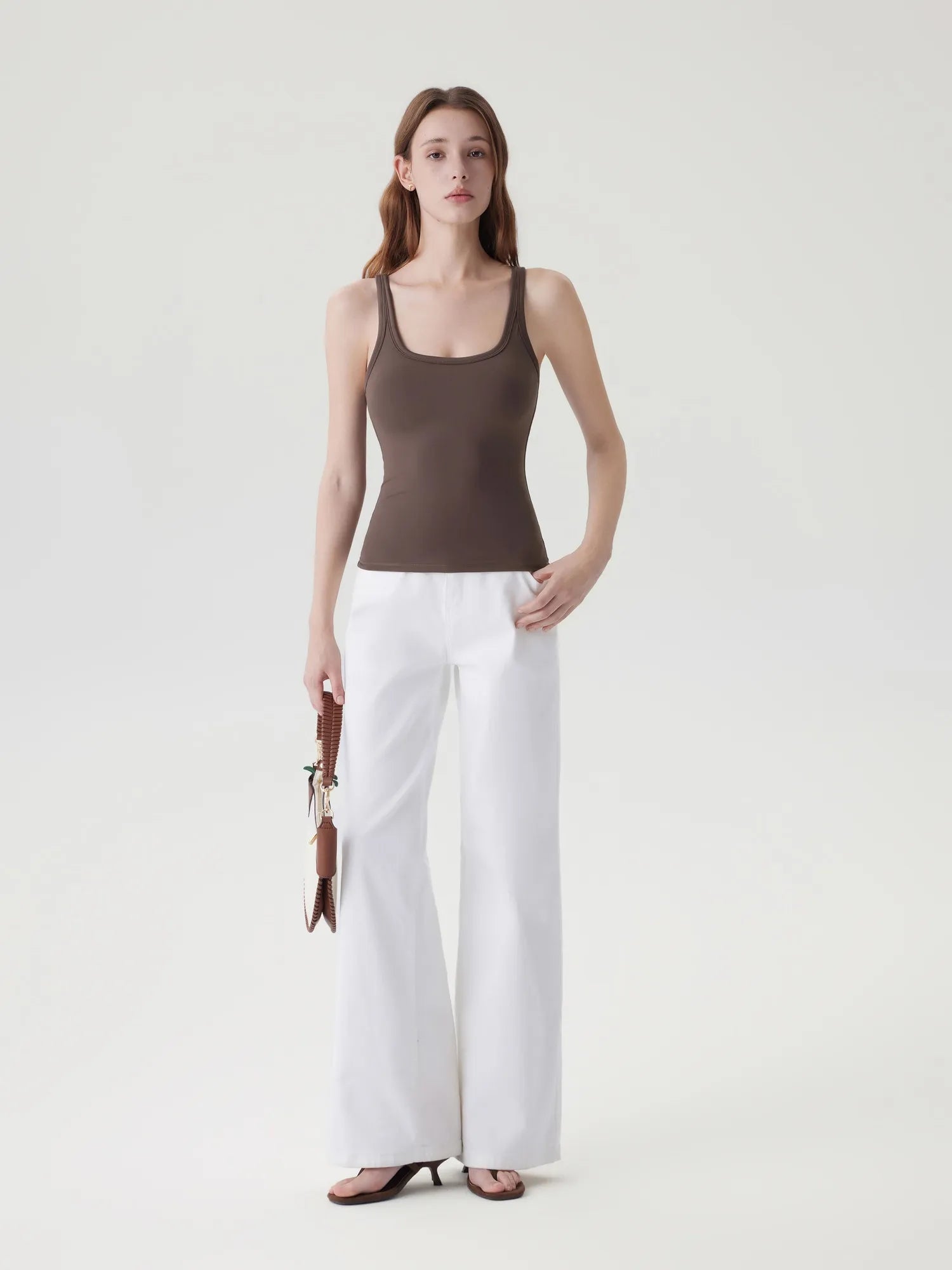 Scoop Neck Double Lined Tank Tops