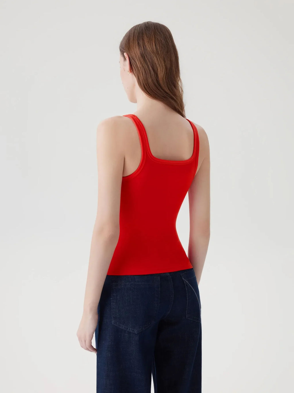 Scoop Neck Double Lined Tank Tops