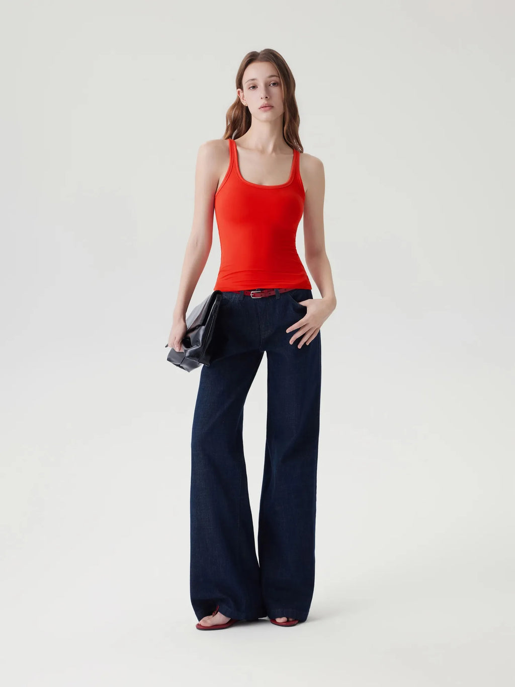 Scoop Neck Double Lined Tank Tops