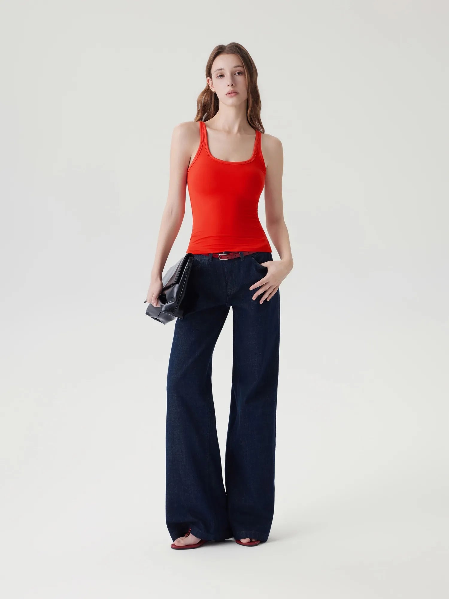 Scoop Neck Double Lined Tank Tops