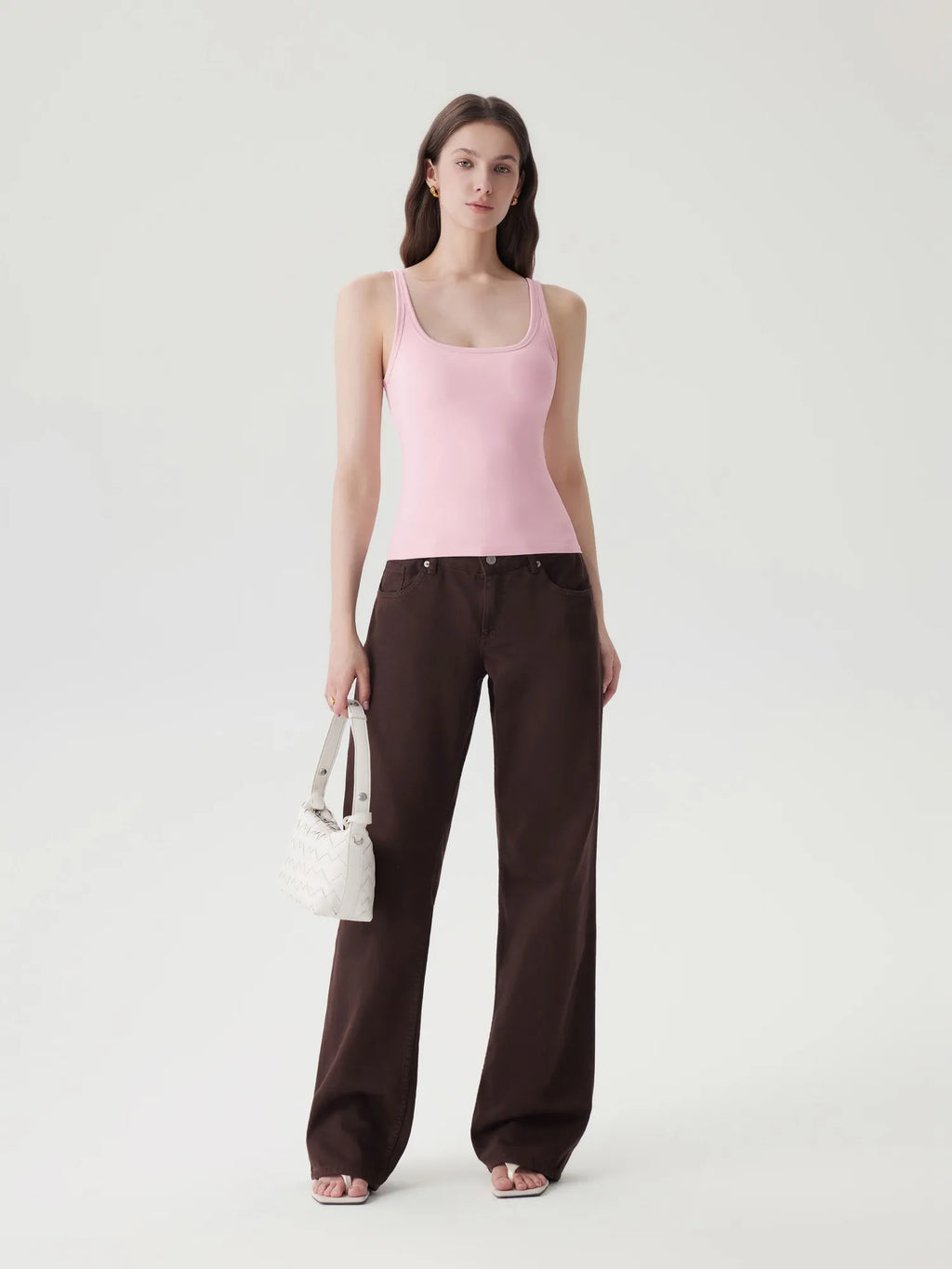 Scoop Neck Double Lined Tank Tops