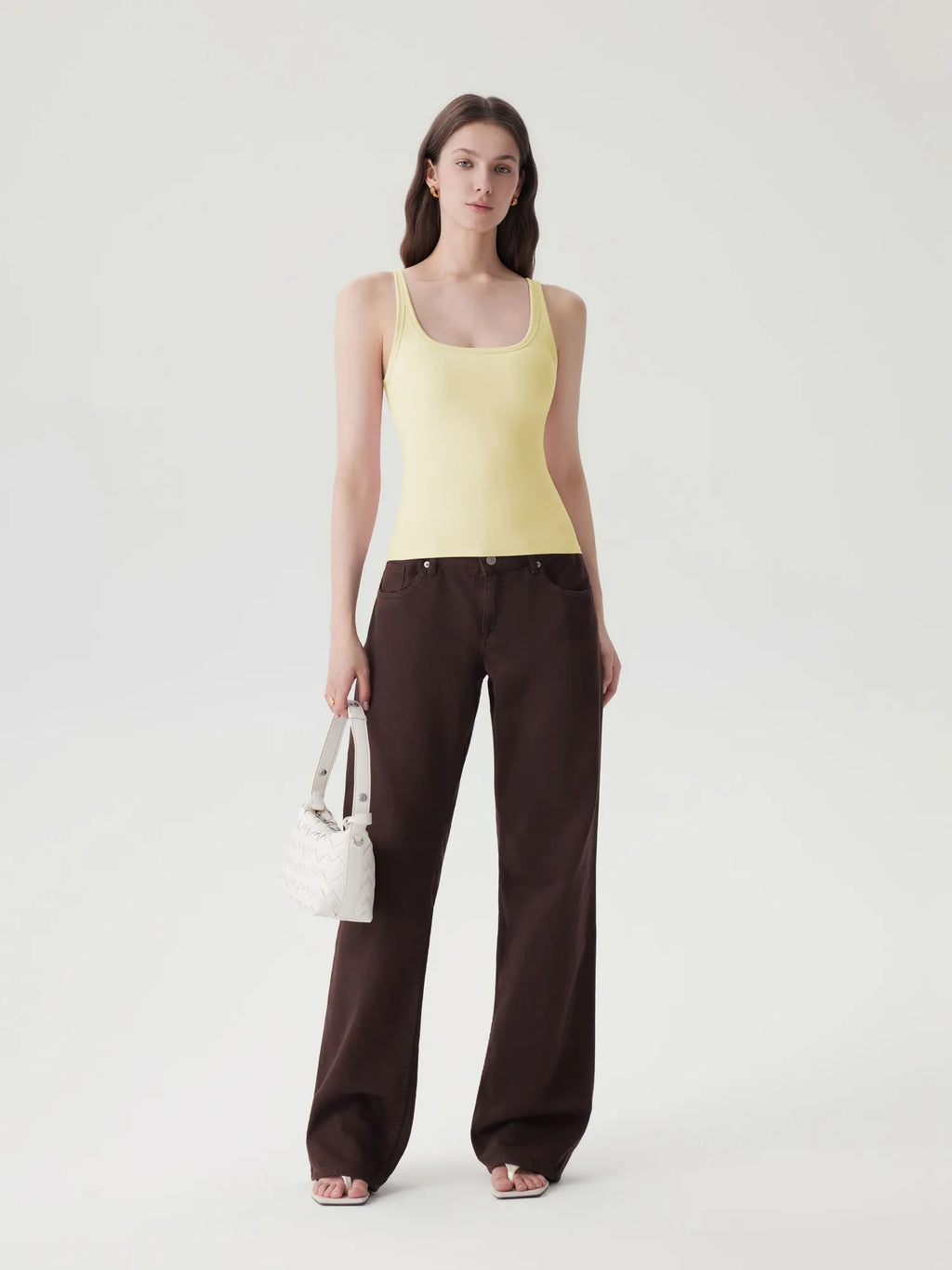 Scoop Neck Double Lined Tank Tops