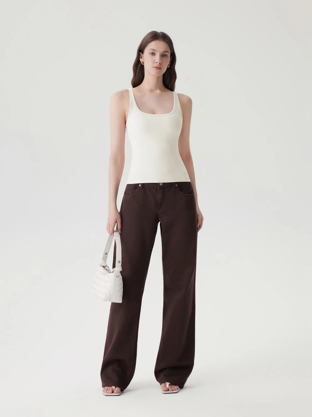 Scoop Neck Double Lined Tank Tops