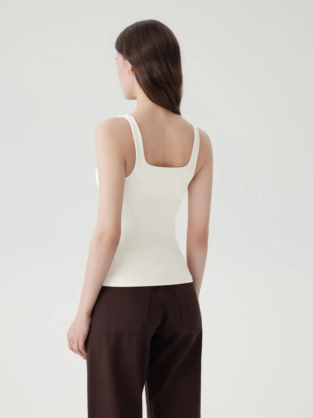 Scoop Neck Double Lined Tank Tops
