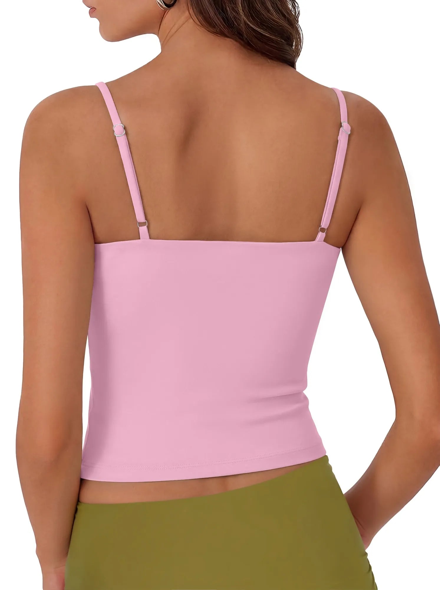 Cotton Double Layer Bra Sleeveless Tops