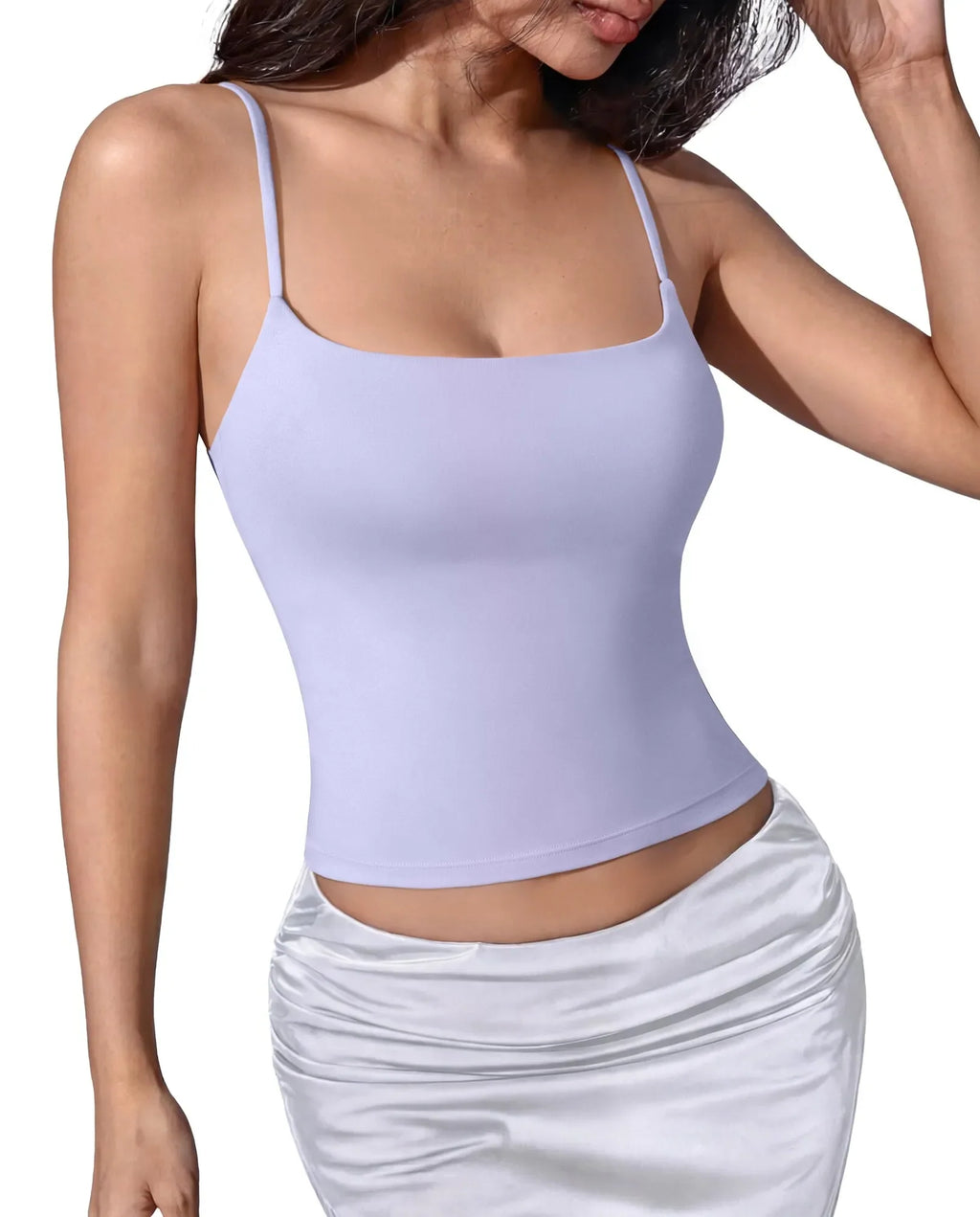 Cotton Double Layer Bra Sleeveless Tops