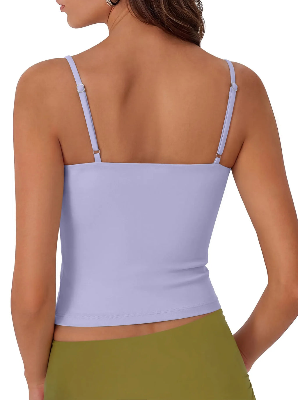 Cotton Double Layer Bra Sleeveless Tops