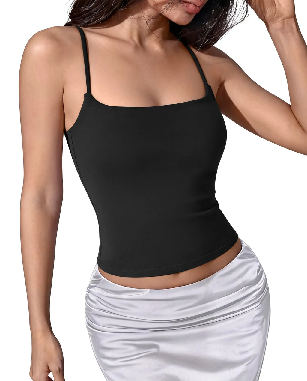 Cotton Double Layer Bra Sleeveless Tops