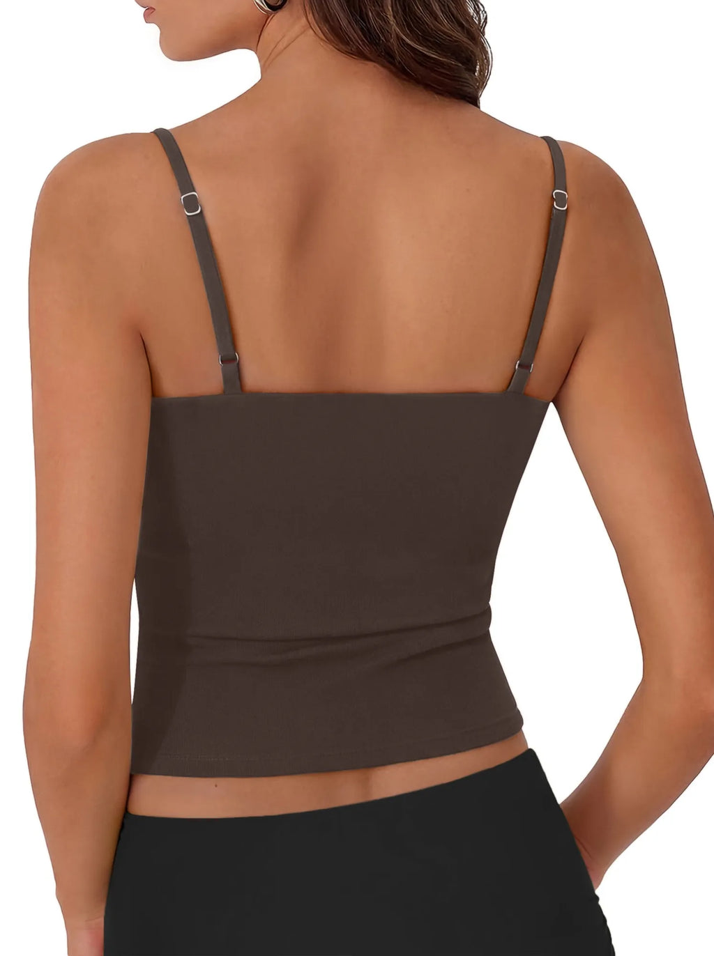 Cotton Double Layer Bra Sleeveless Tops