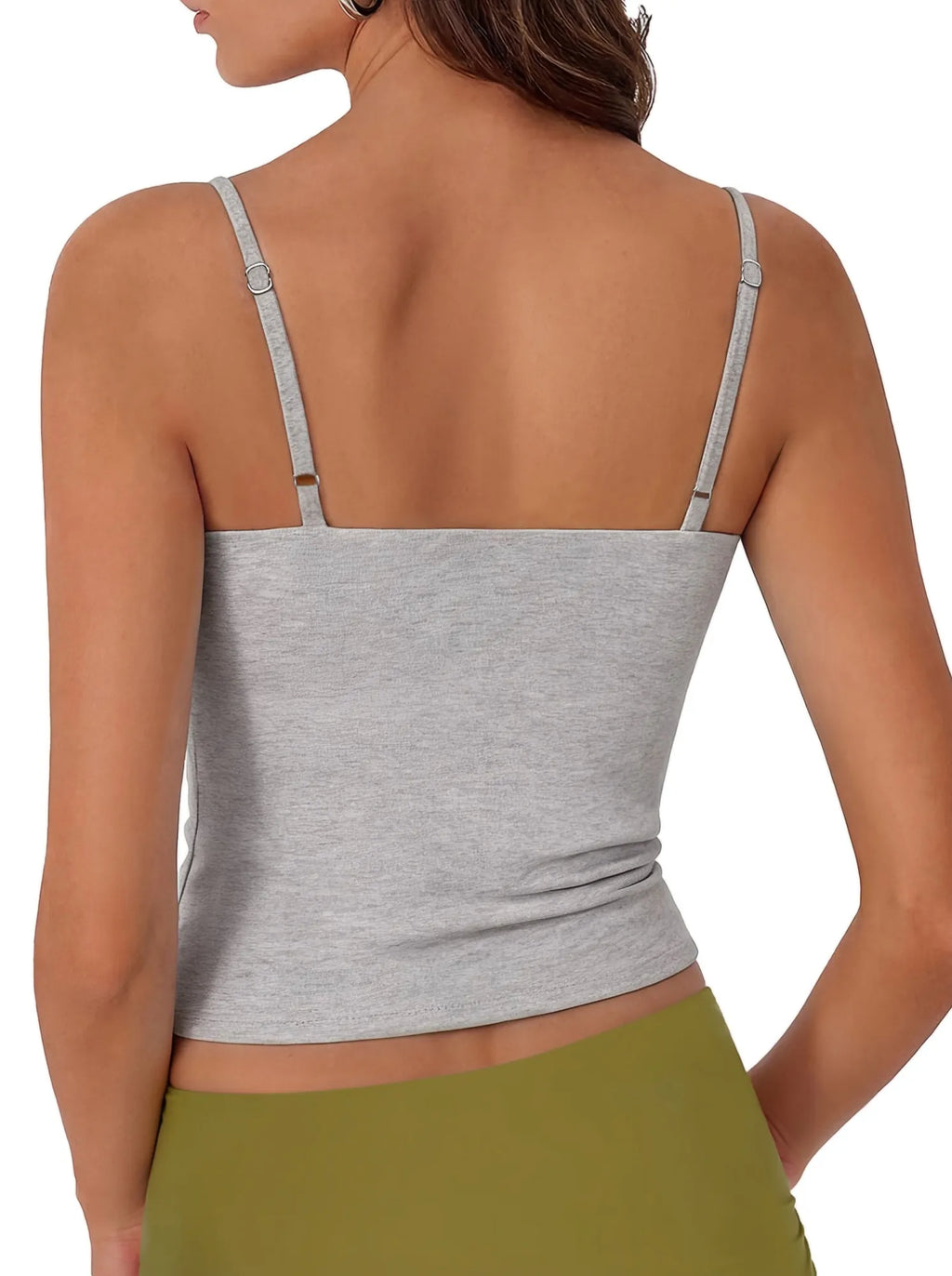 Cotton Double Layer Bra Sleeveless Tops