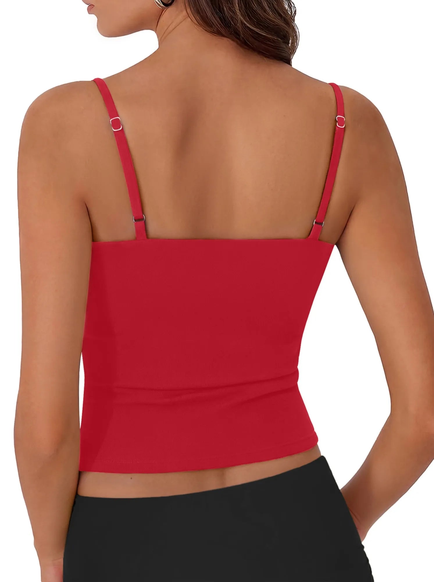 Cotton Double Layer Bra Sleeveless Tops