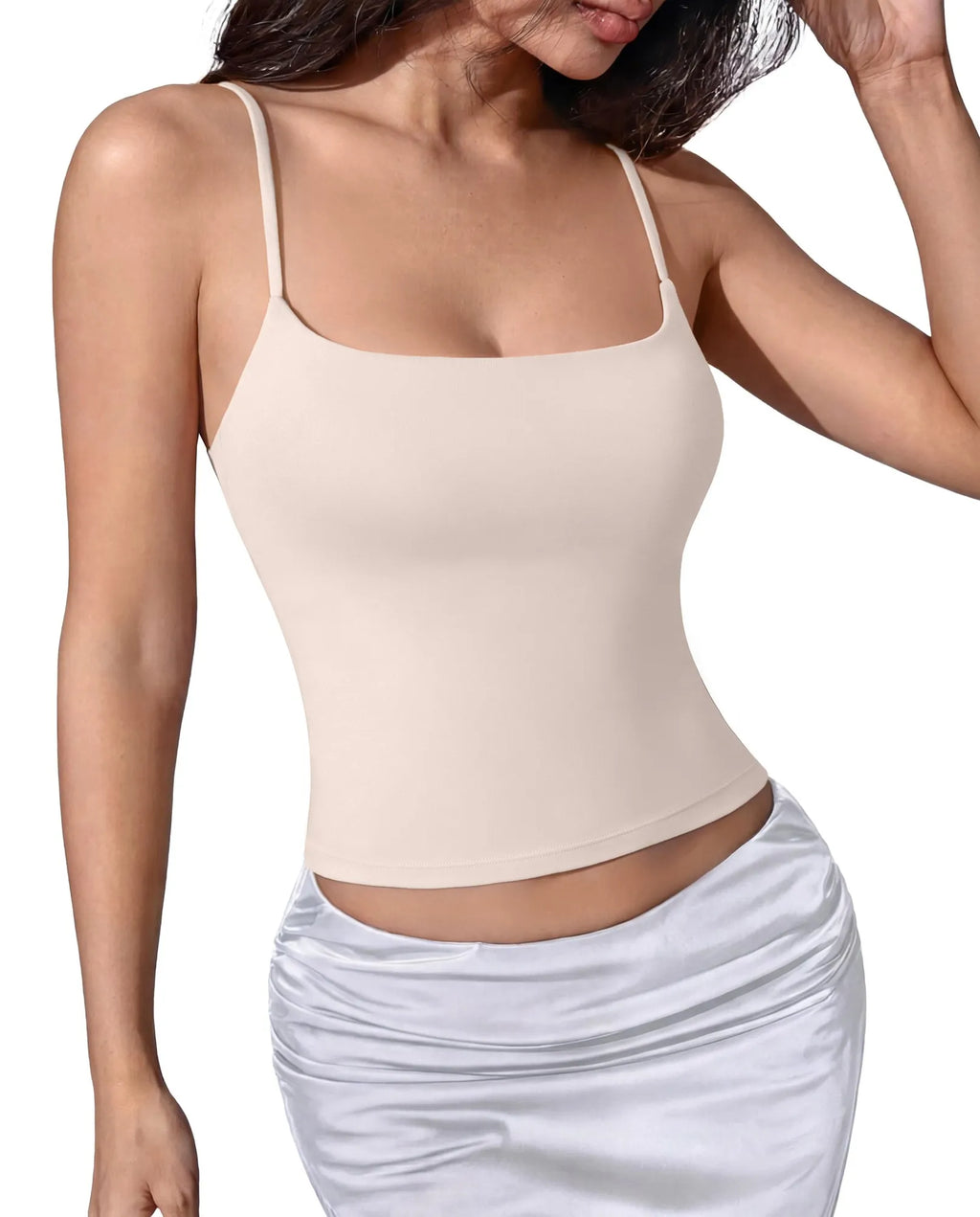 Cotton Double Layer Bra Sleeveless Tops