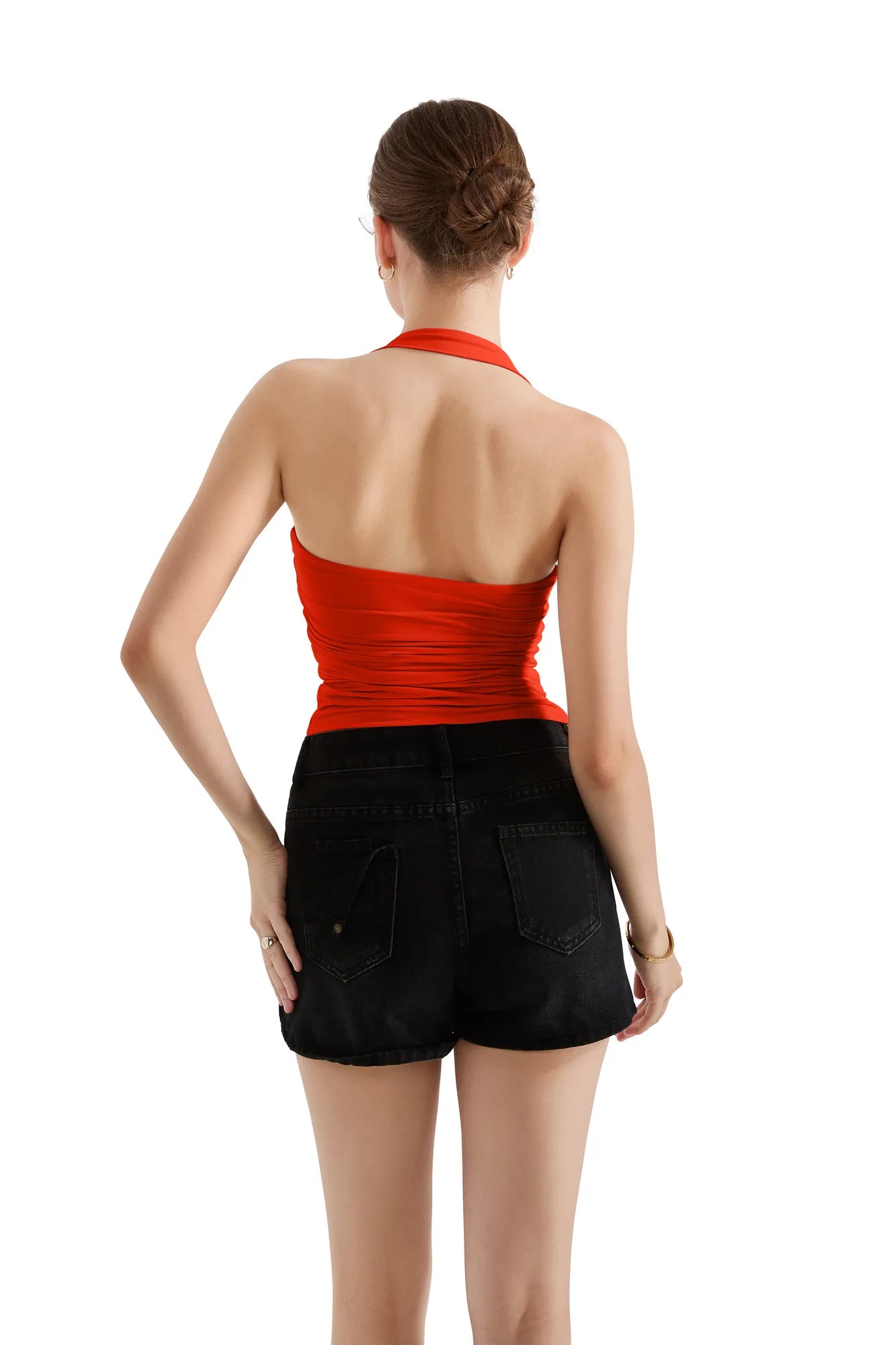 Buttery Soft Square Neck Halter Tank Top