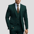 Iker | Traje de tres piezas para hombre y chaleco recto