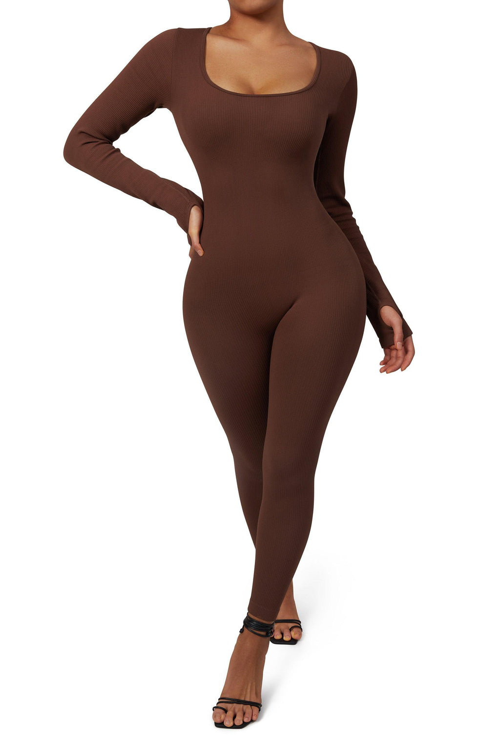 Ribbed One-Piece Jumpsuit