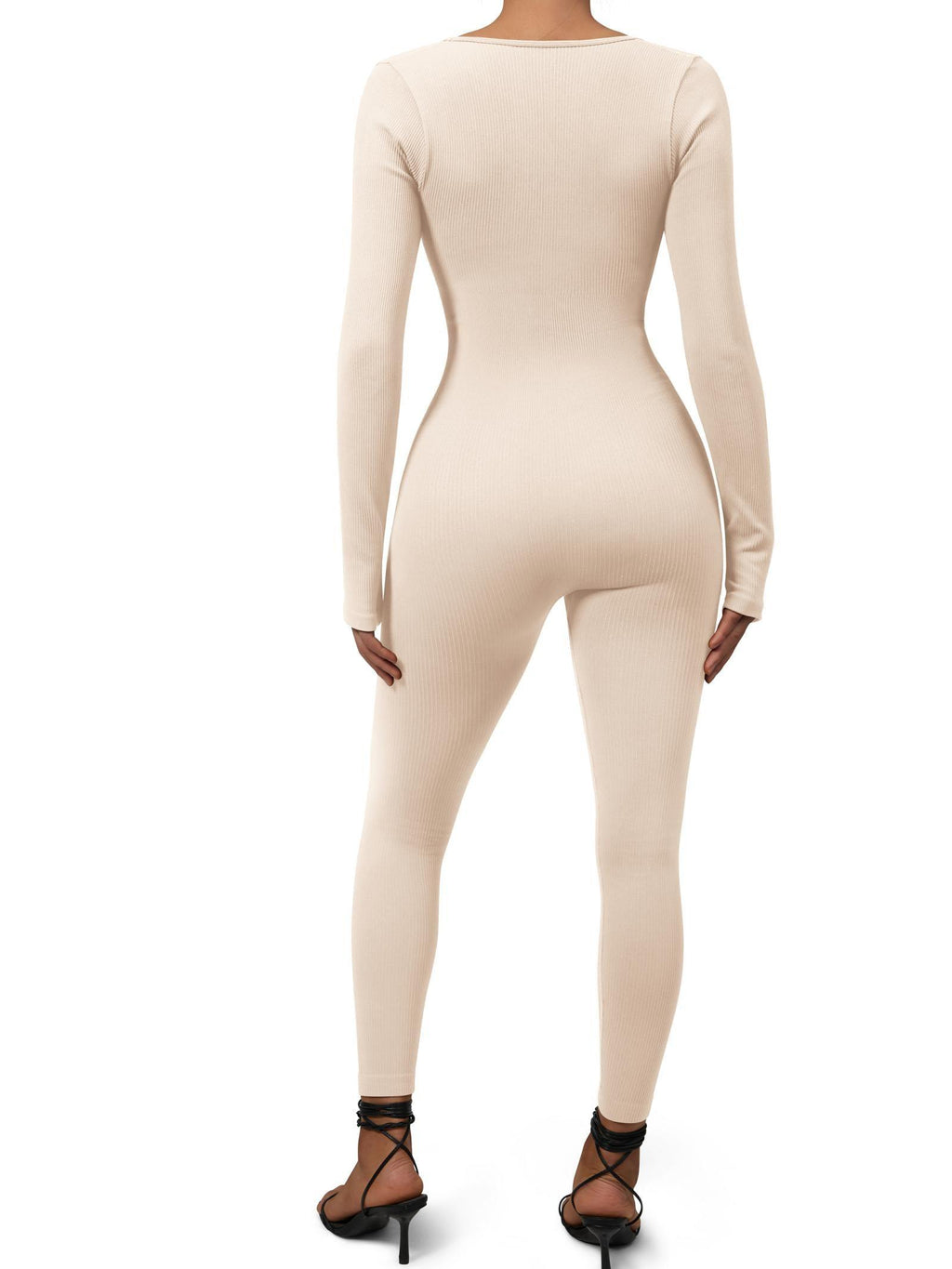 Ribbed One-Piece Jumpsuit
