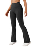 Seamless Ribbed Flare Leggings