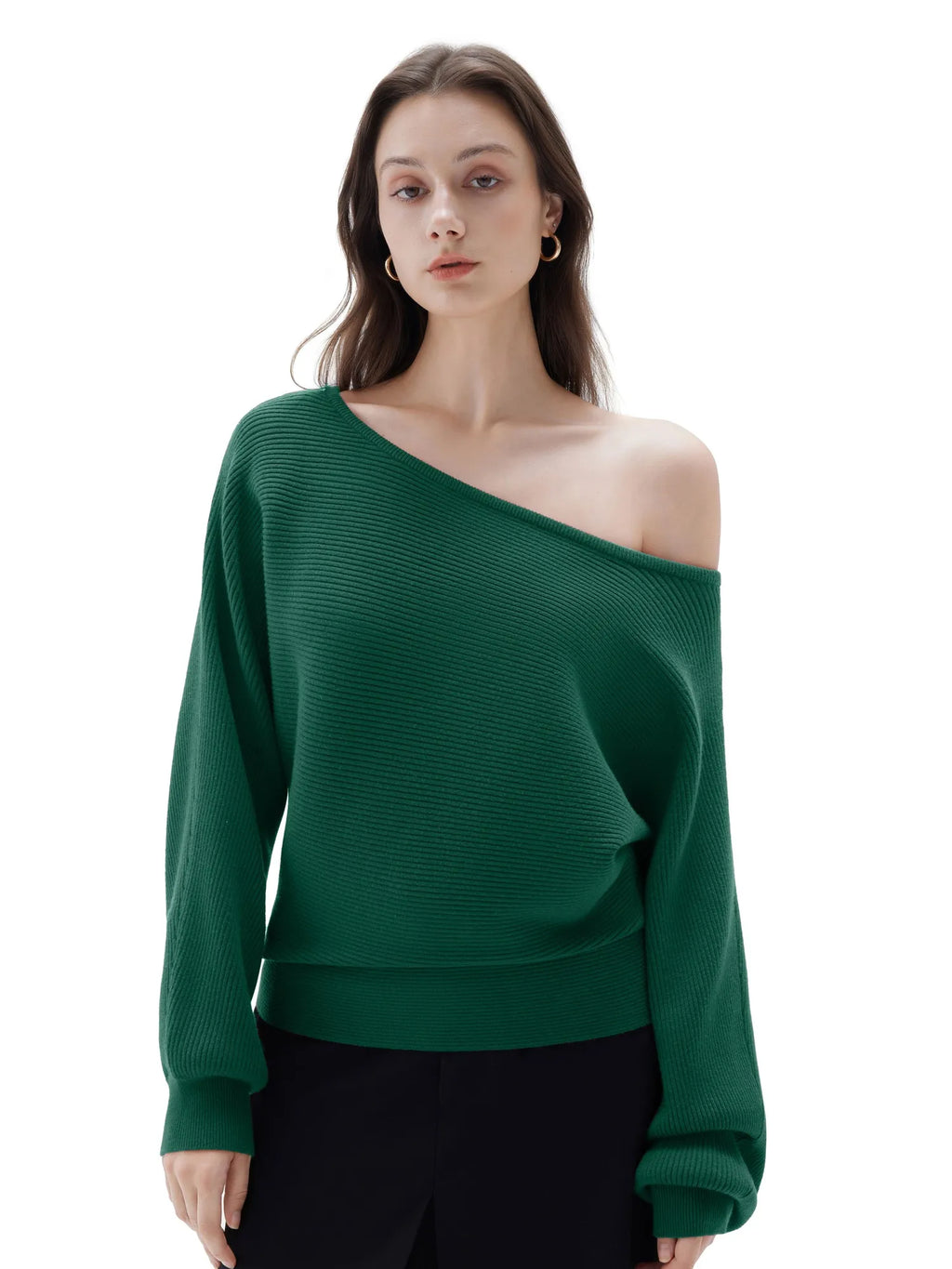 Cashmere Off Shoulder Sweater