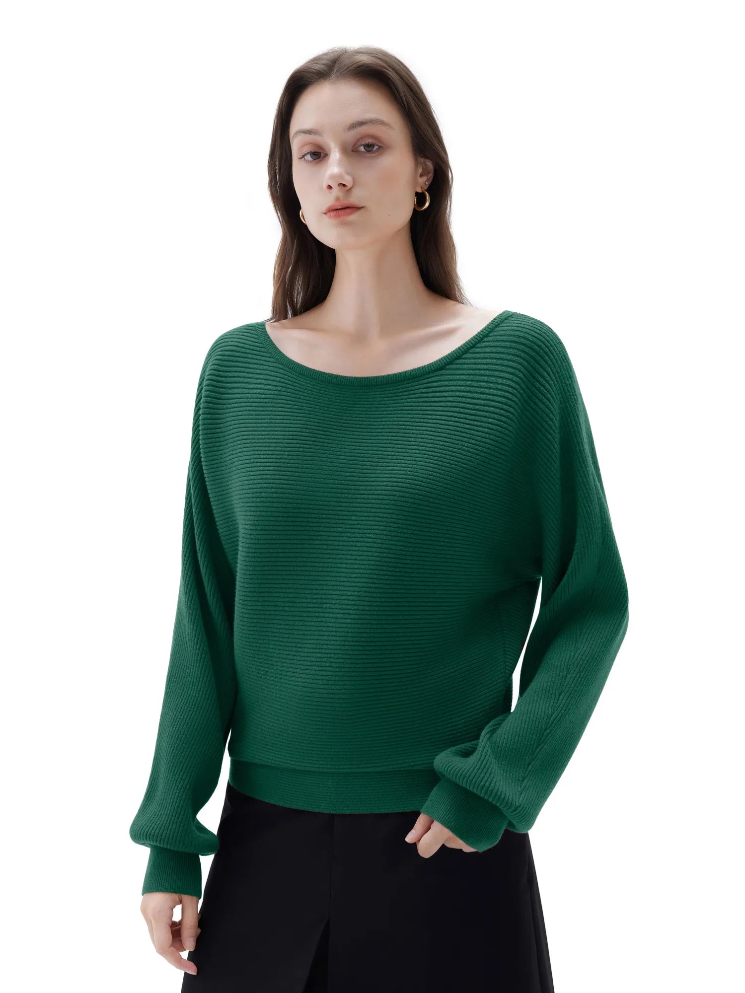 Cashmere Off Shoulder Sweater