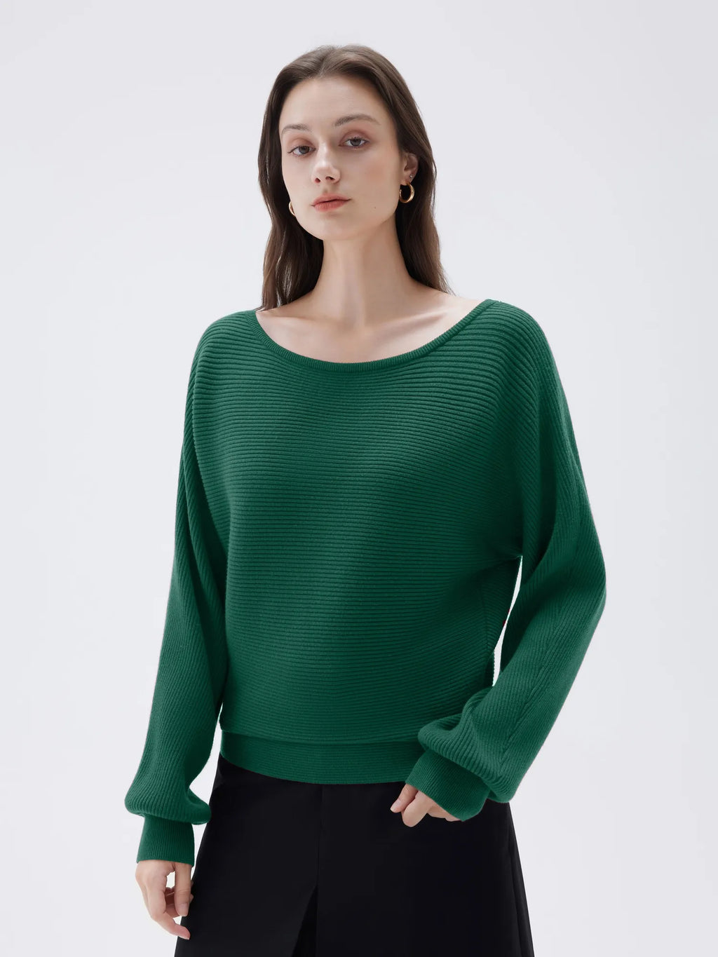 Cashmere Off Shoulder Sweater