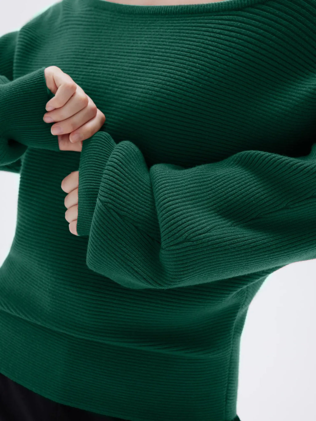 Cashmere Off Shoulder Sweater