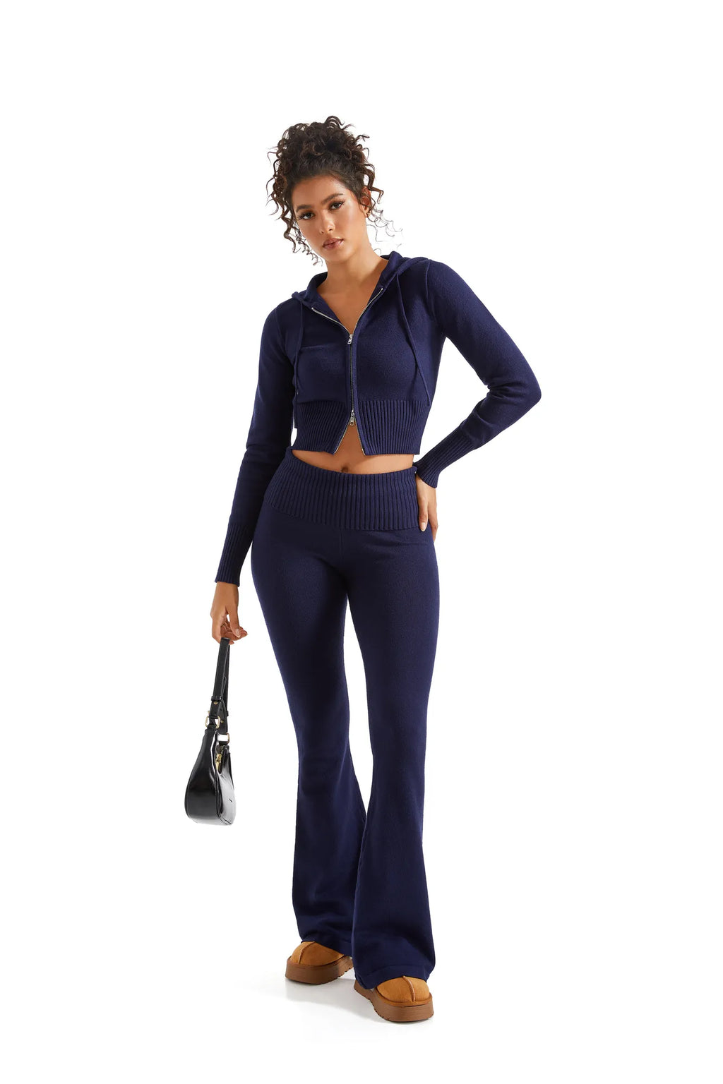 Knit Hoodie Lounge Set