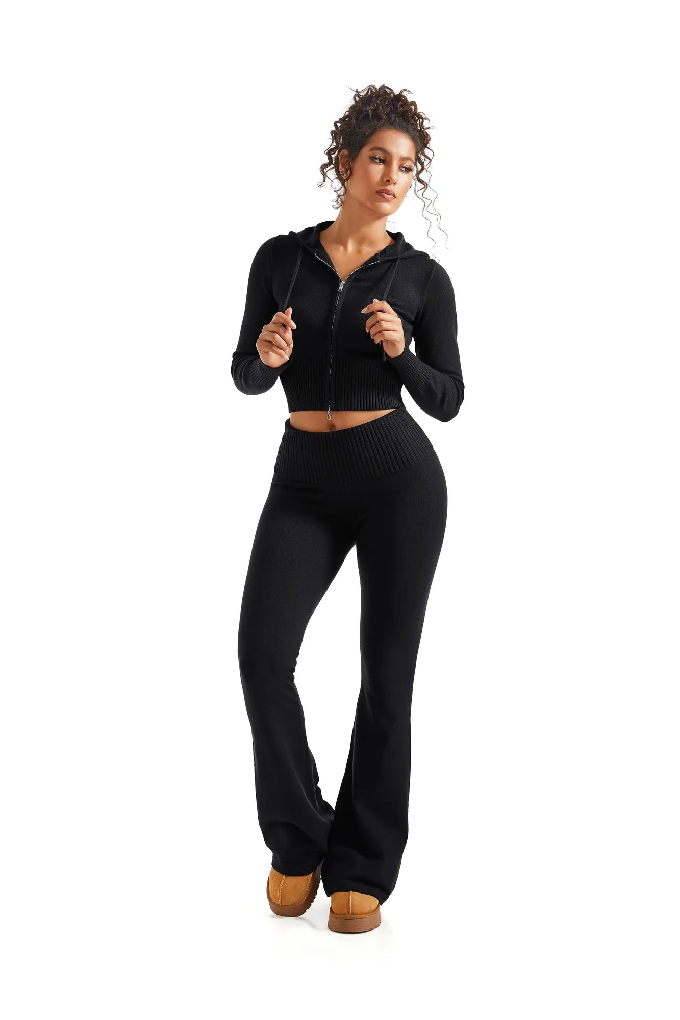 Knit Hoodie Lounge Set
