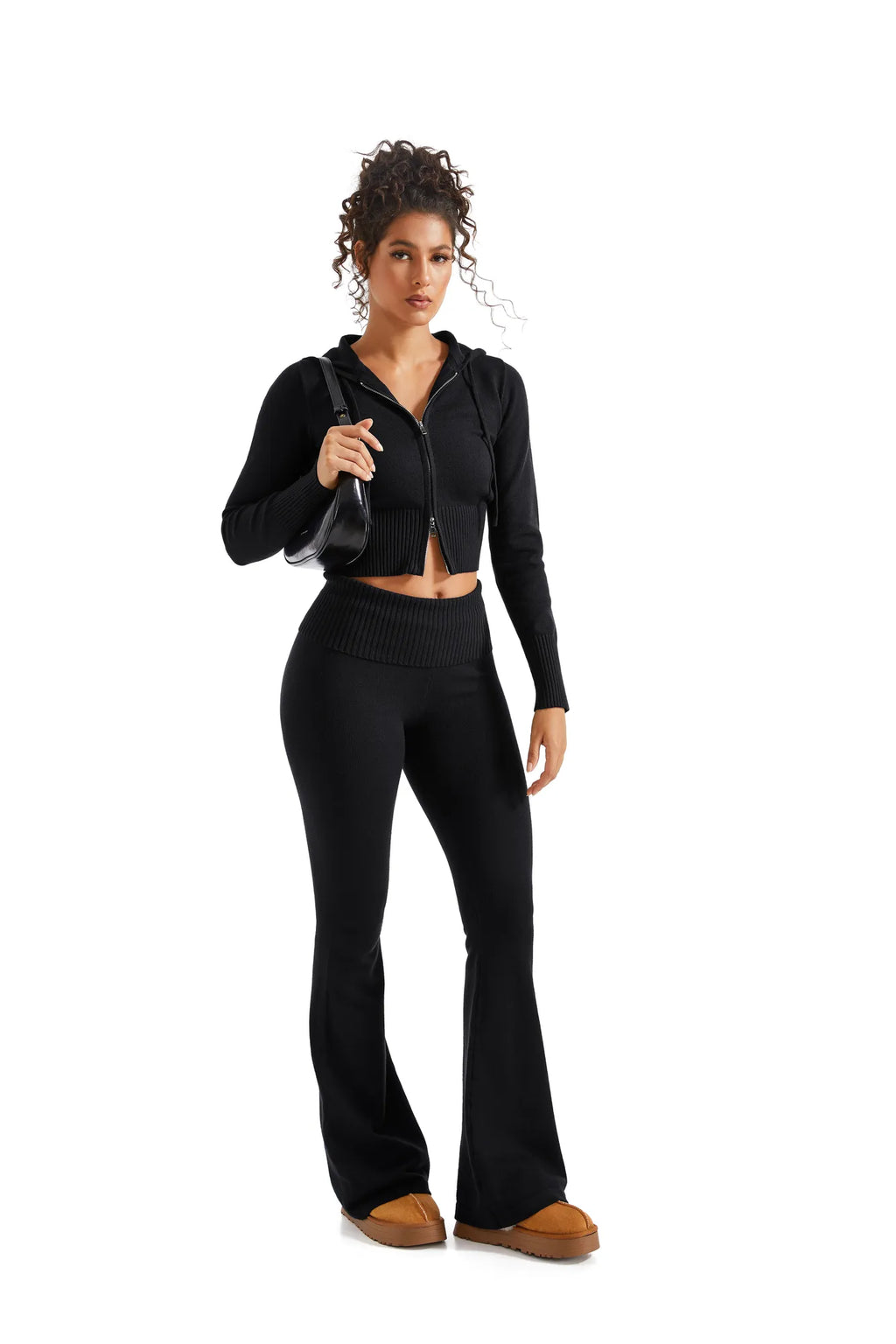 Knit Hoodie Lounge Set