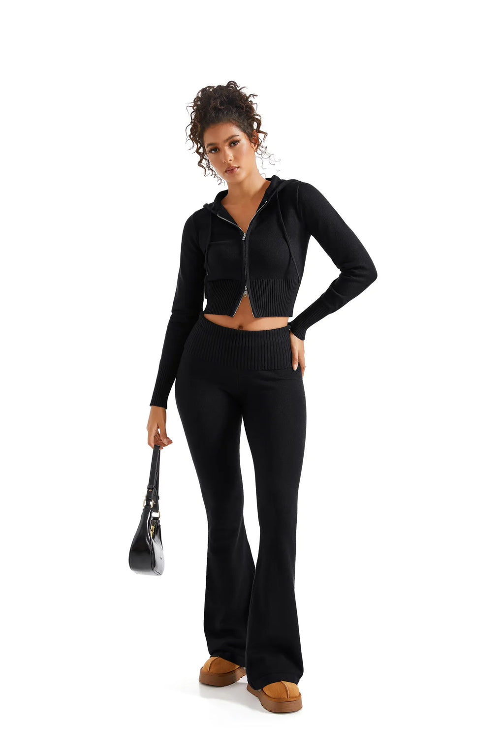 Knit Hoodie Lounge Set