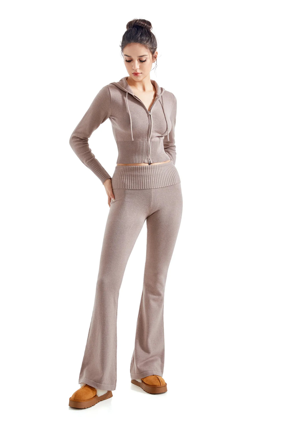 Knit Hoodie Lounge Set