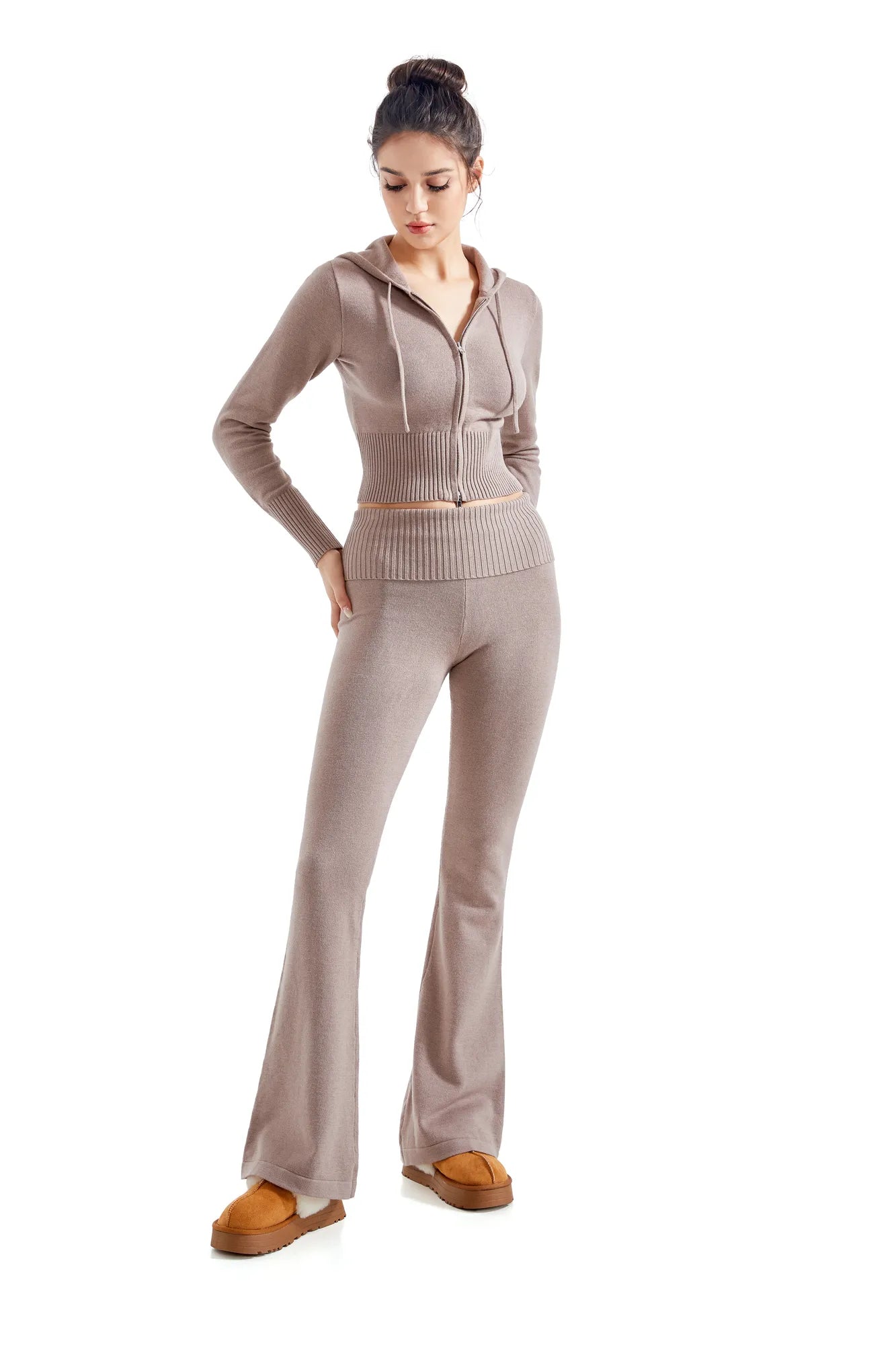 Knit Hoodie Lounge Set