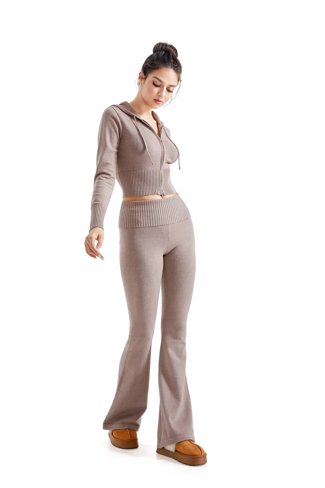 Knit Hoodie Lounge Set