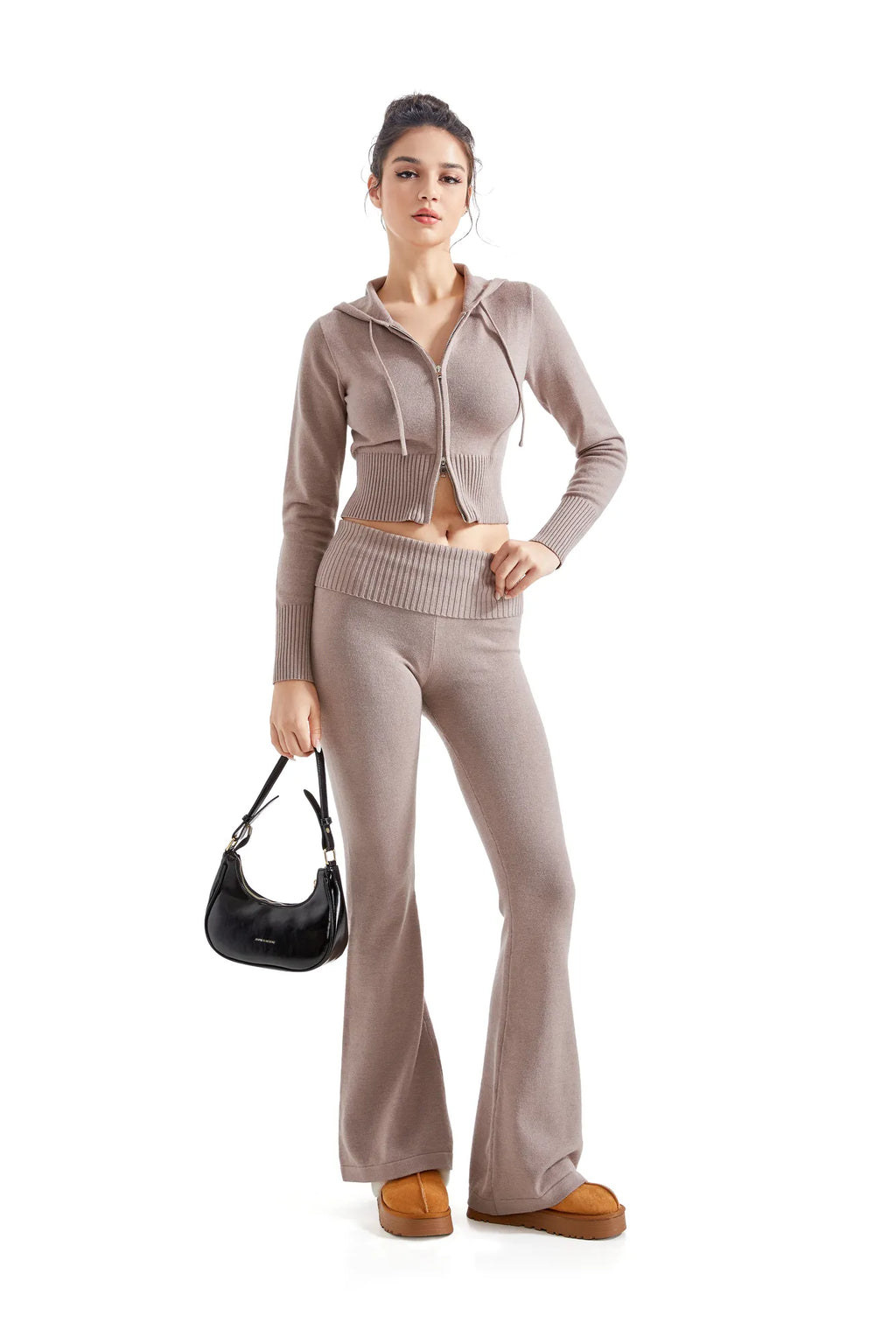 Knit Hoodie Lounge Set