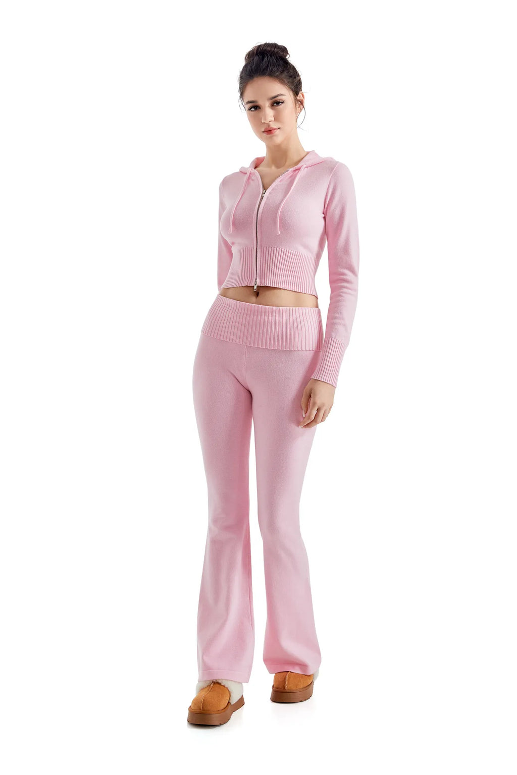 Knit Hoodie Lounge Set