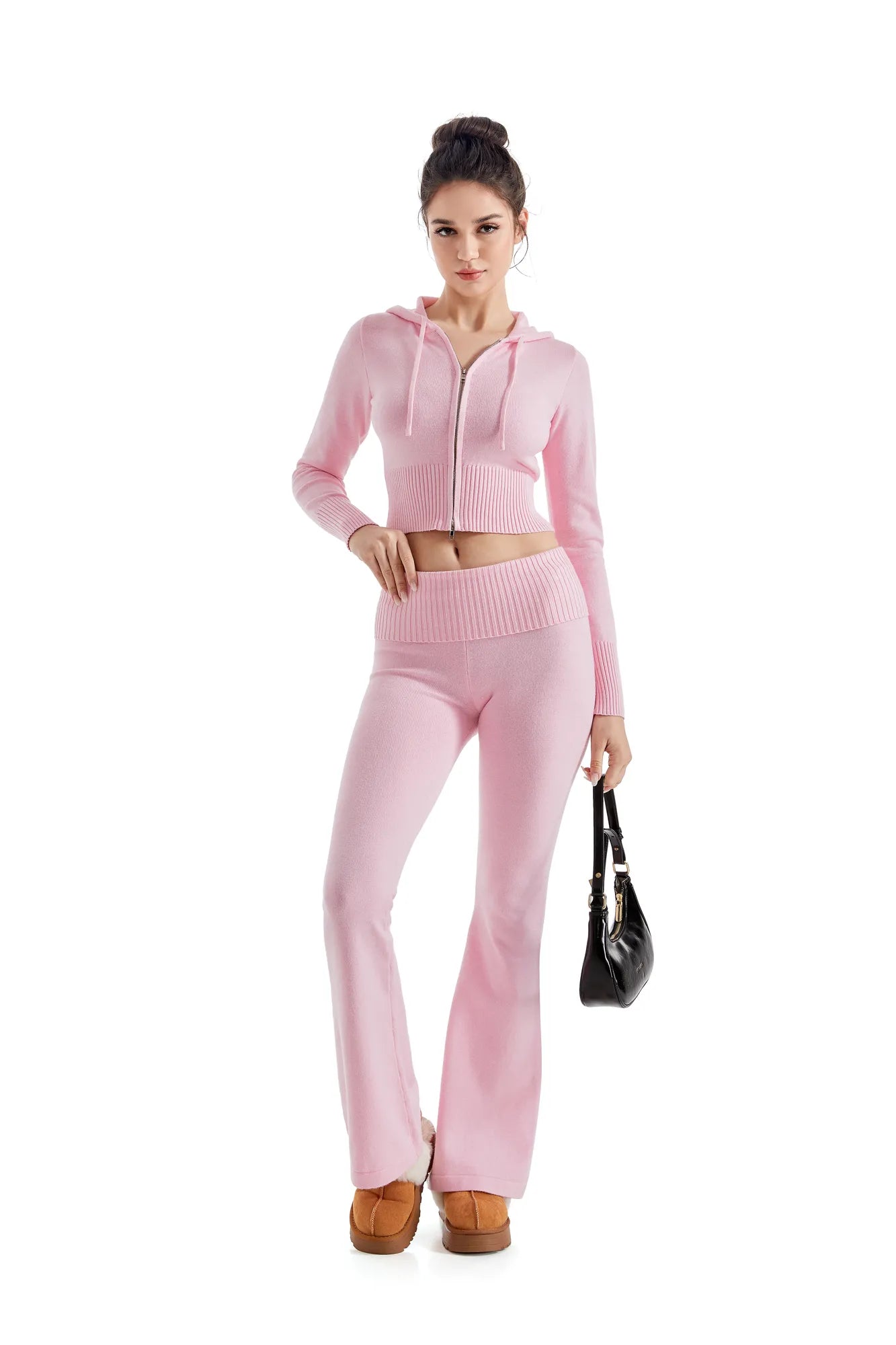 Knit Hoodie Lounge Set